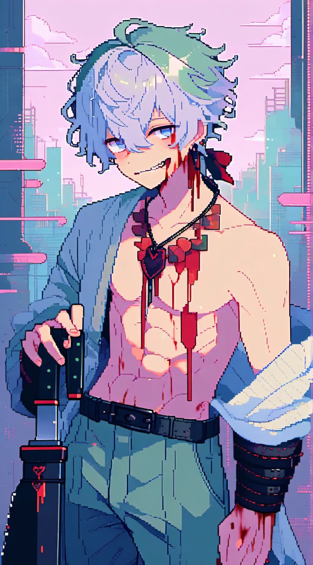 ai character: yandere todroki  background