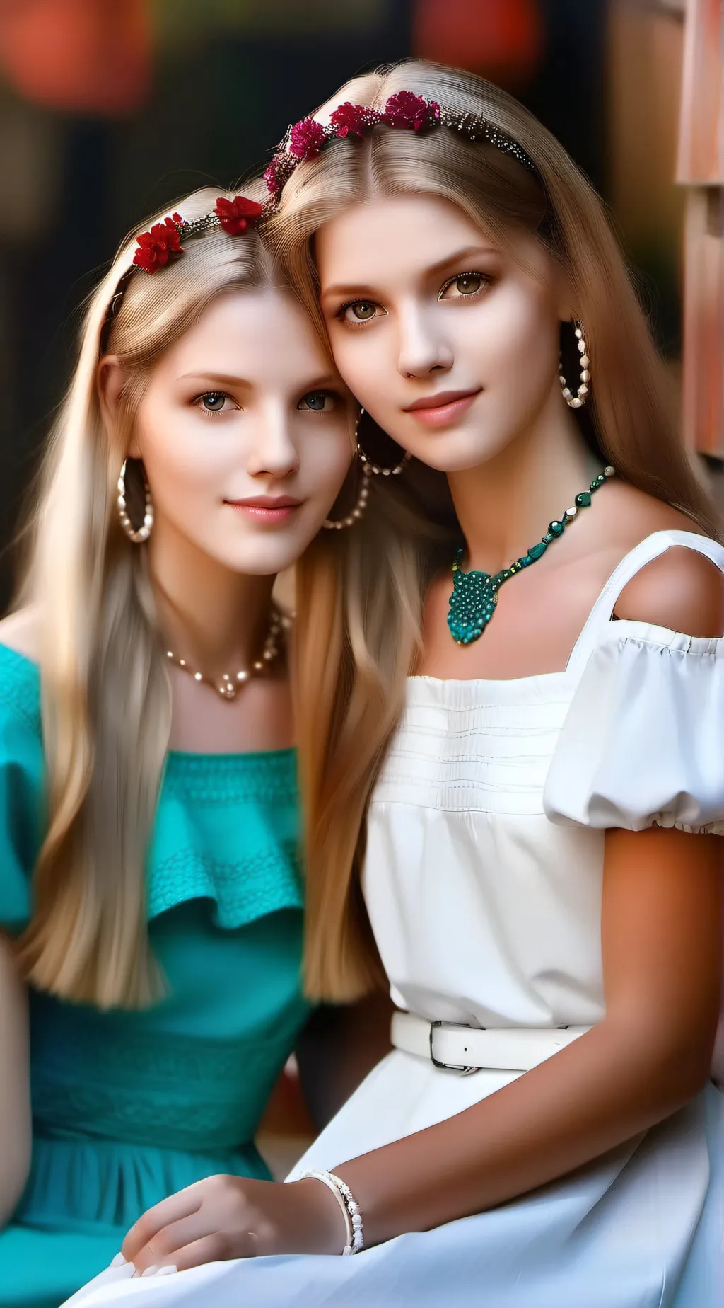 ai character: Madison and Kenzie background
