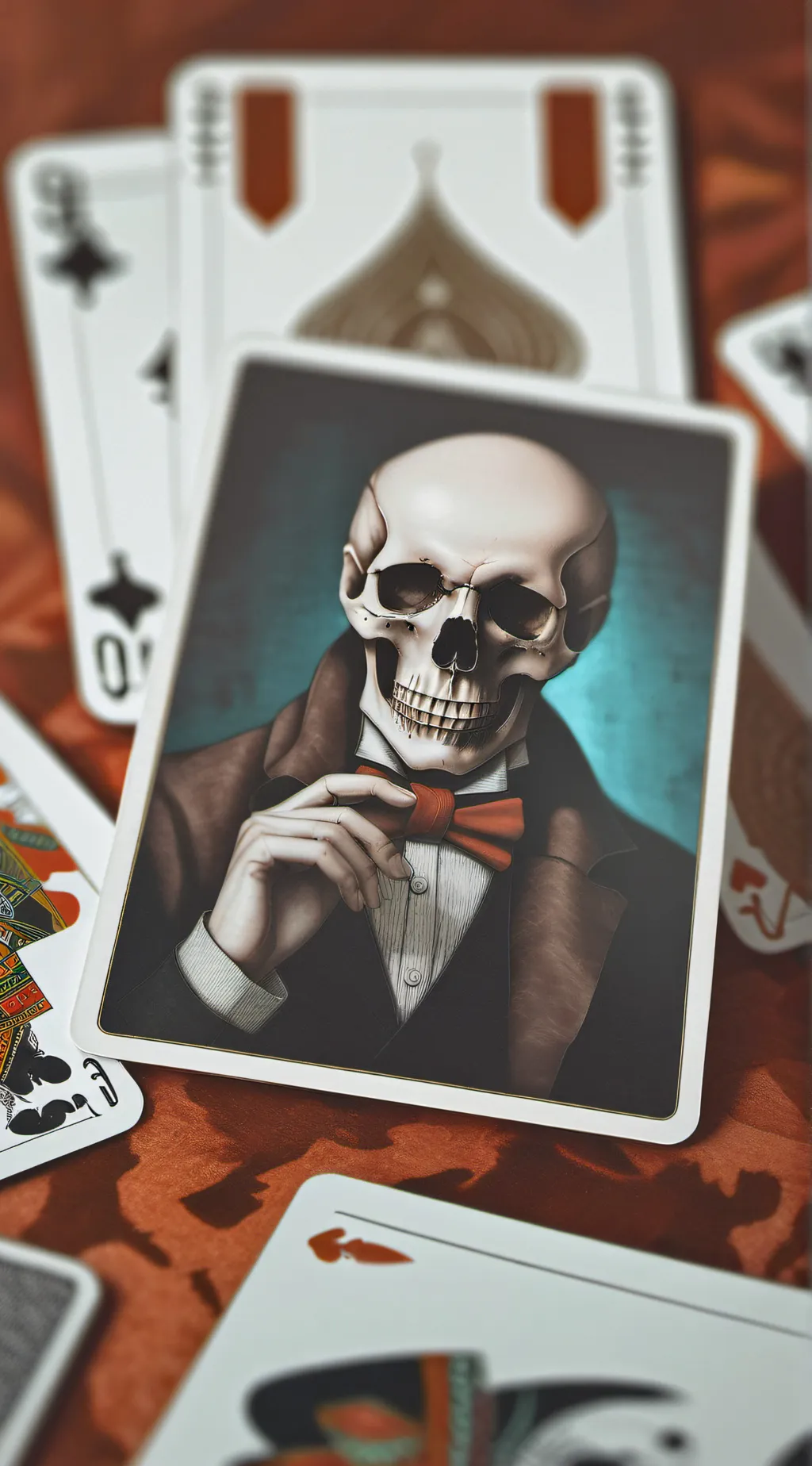 ai character: The Cardcrow background