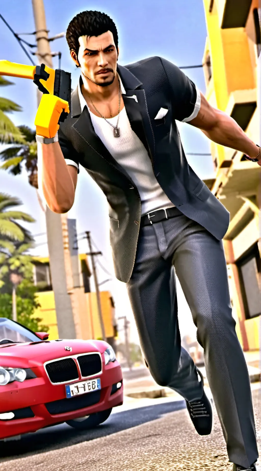 ai character: Gta 5 trip  background
