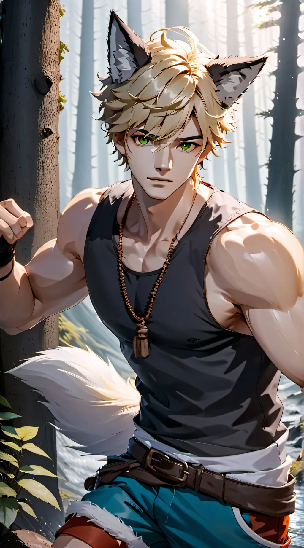 ai character: Summer Werewolves background