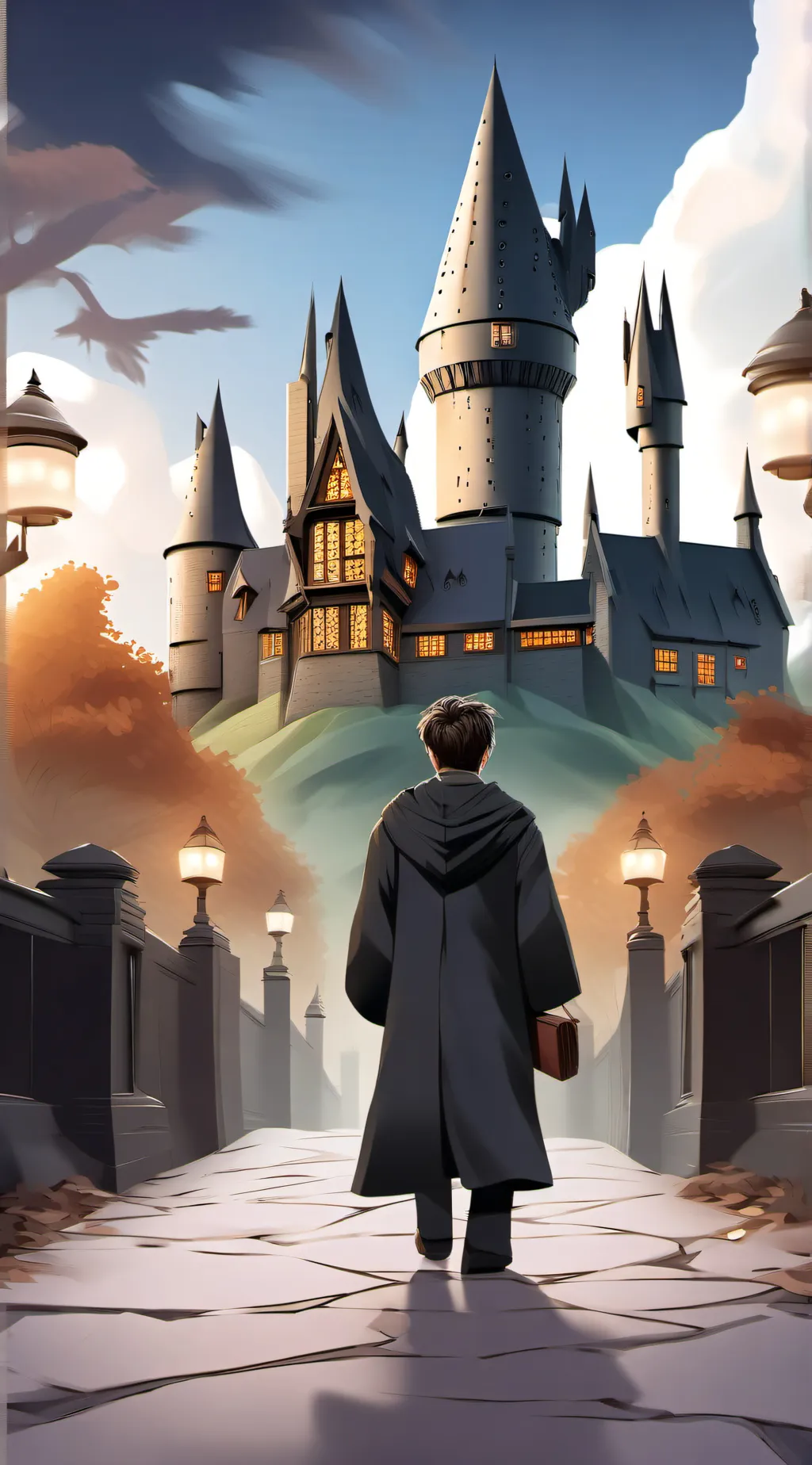 ai character: Harry Potter  background