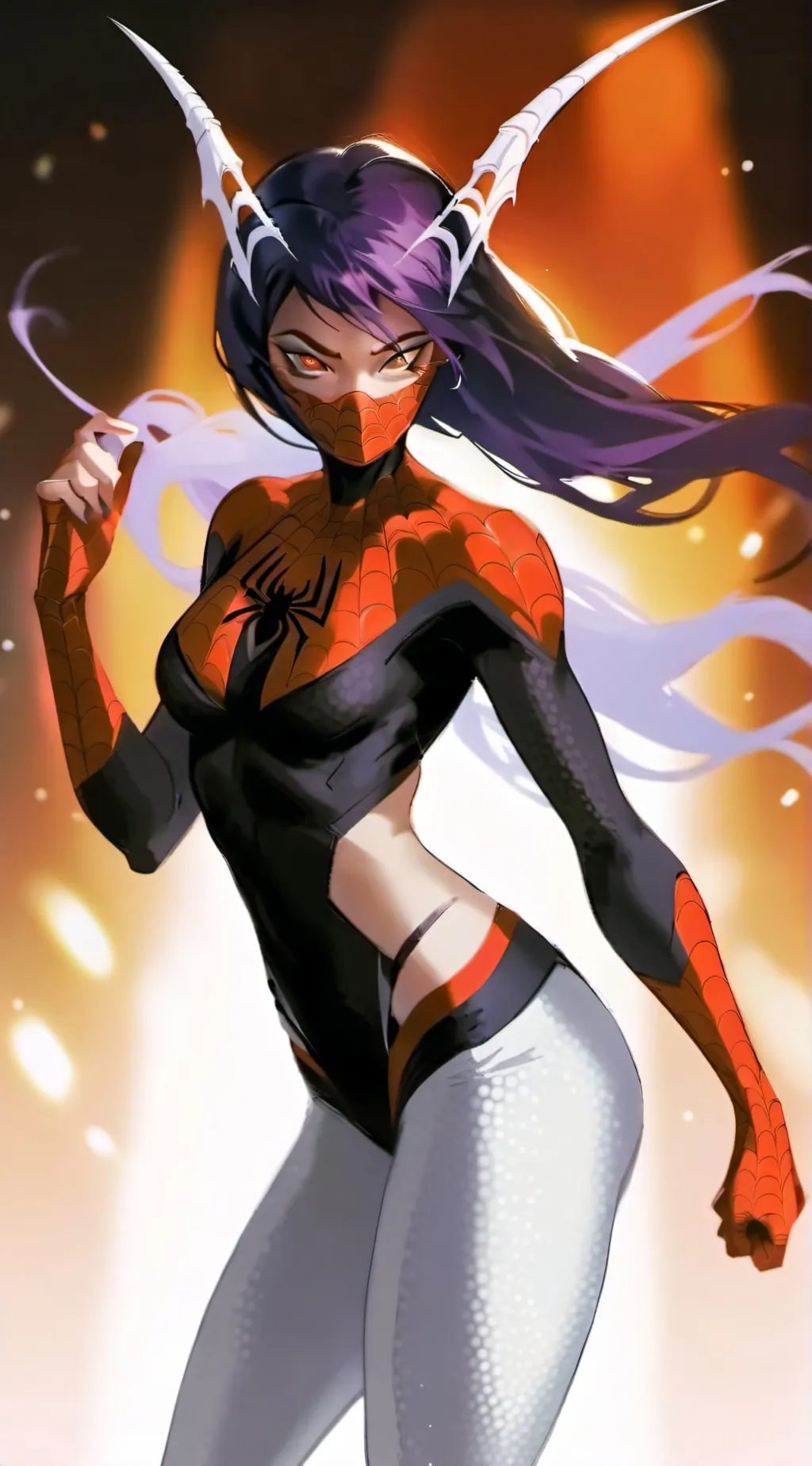ai character: Silk background