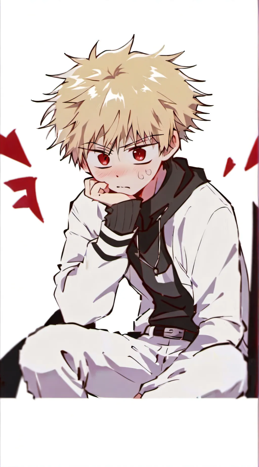 ai character: Katsuki Bakugo background