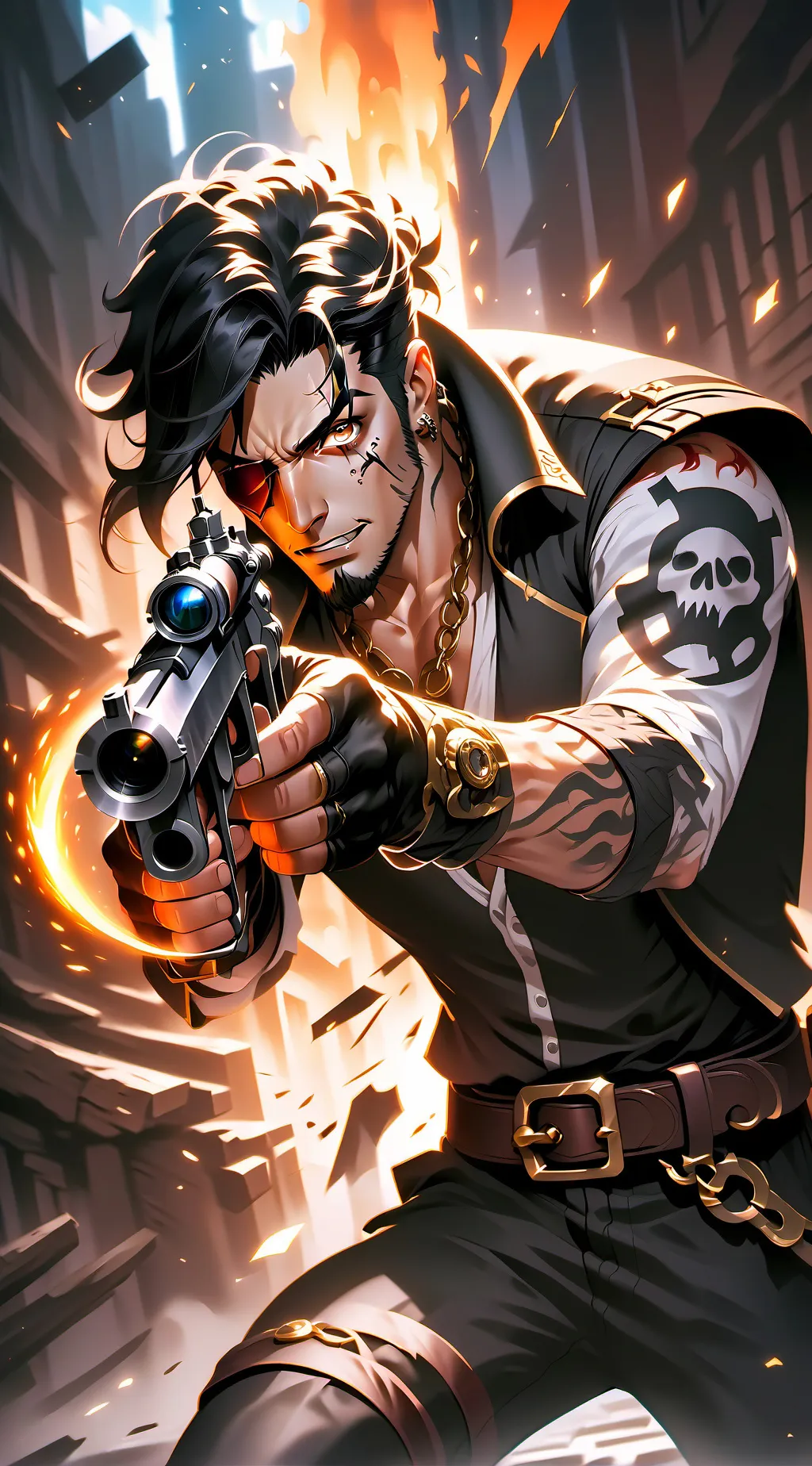 ai character: Kai background