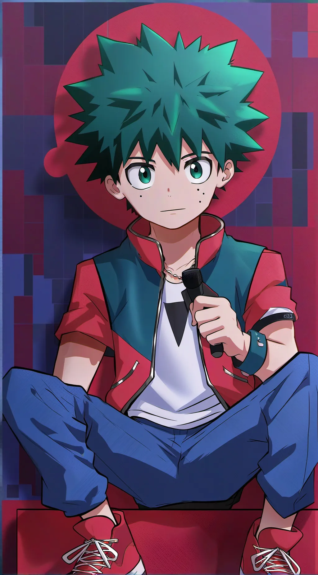 ai character: deku background