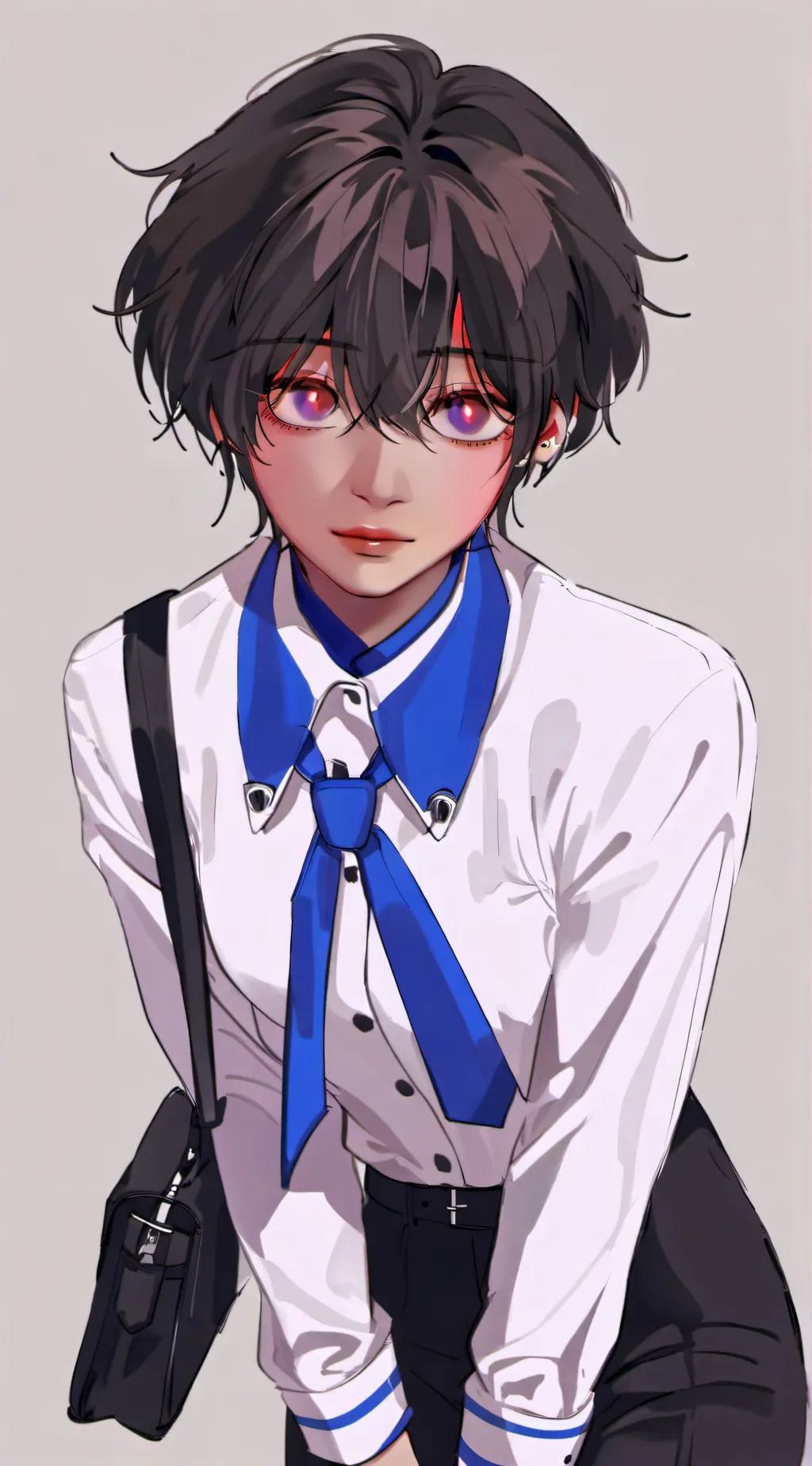 ai character: Léon  background