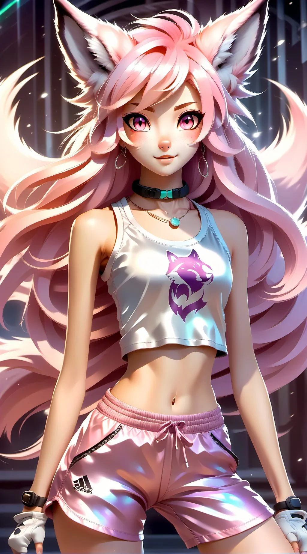 ai character: Queen Foxy background