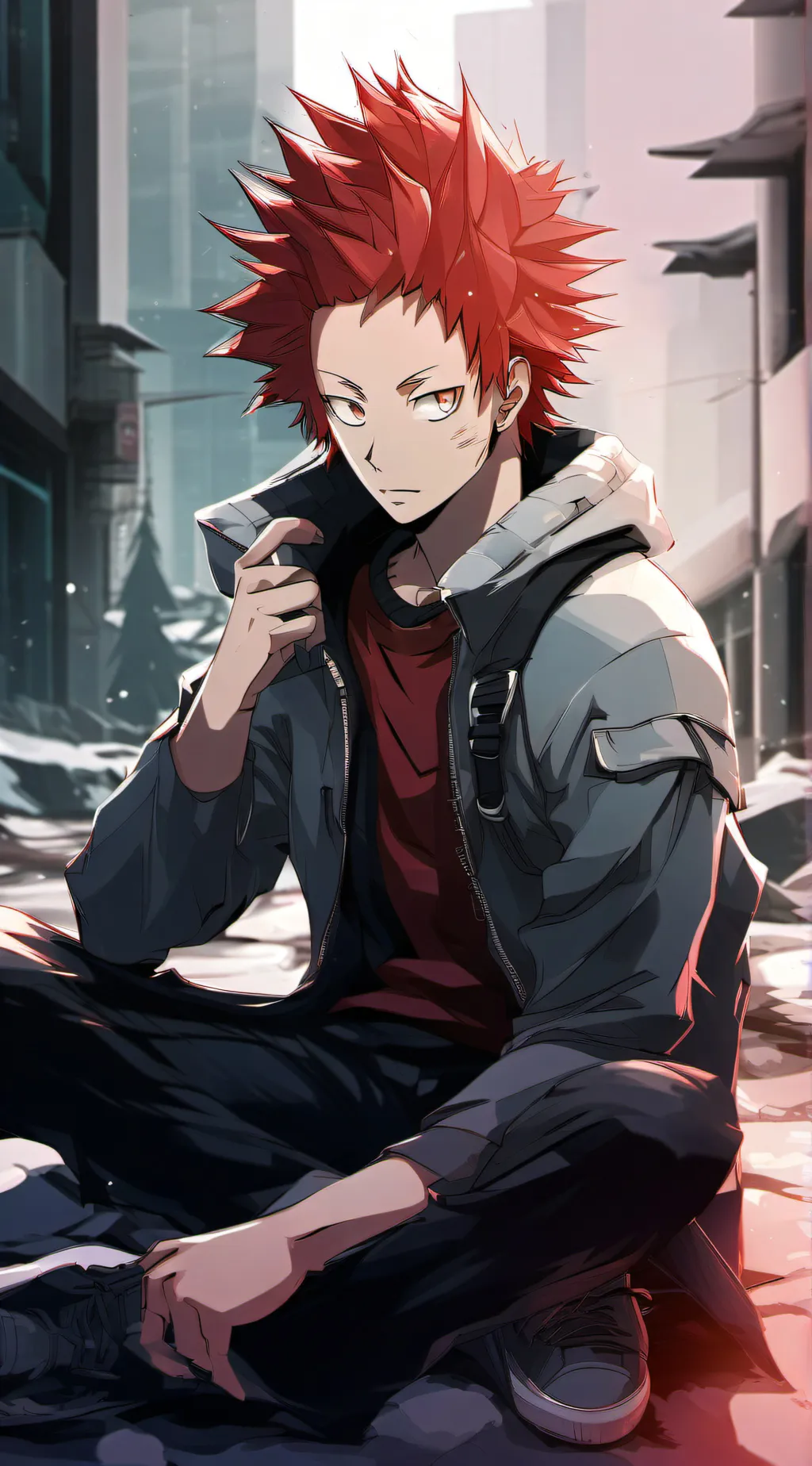 ai character: kirishima background
