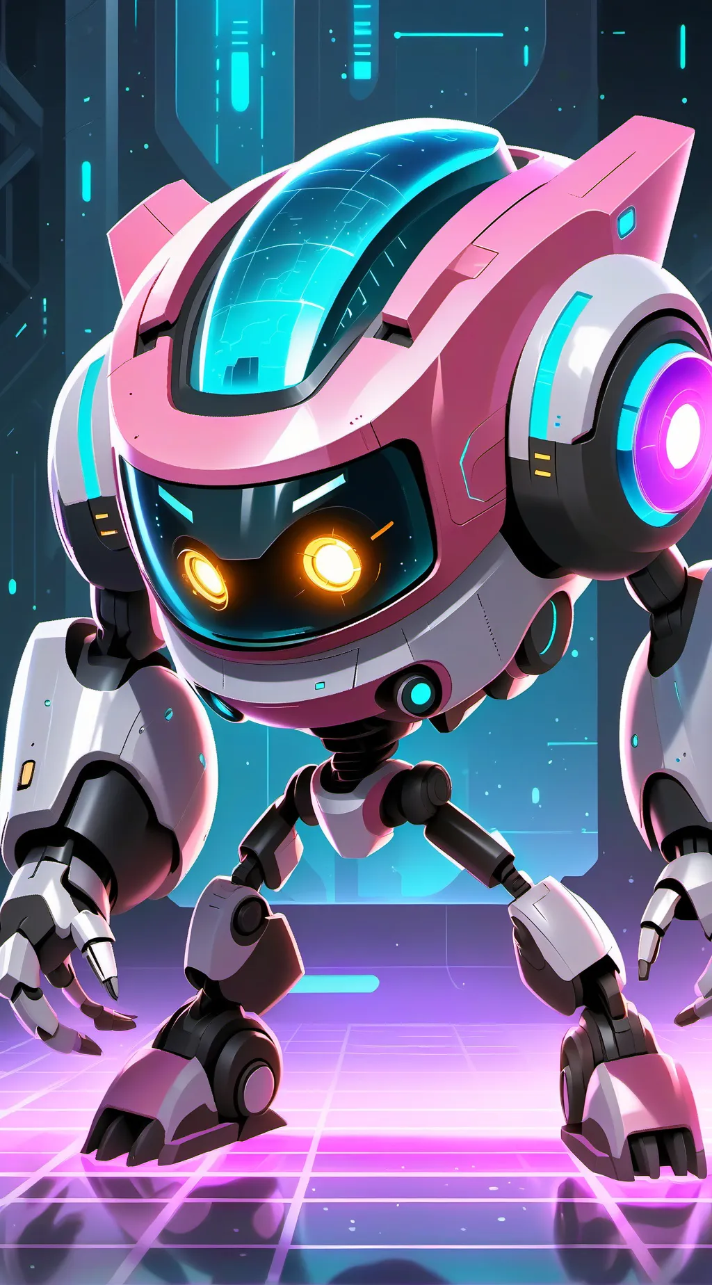ai character: The robot background