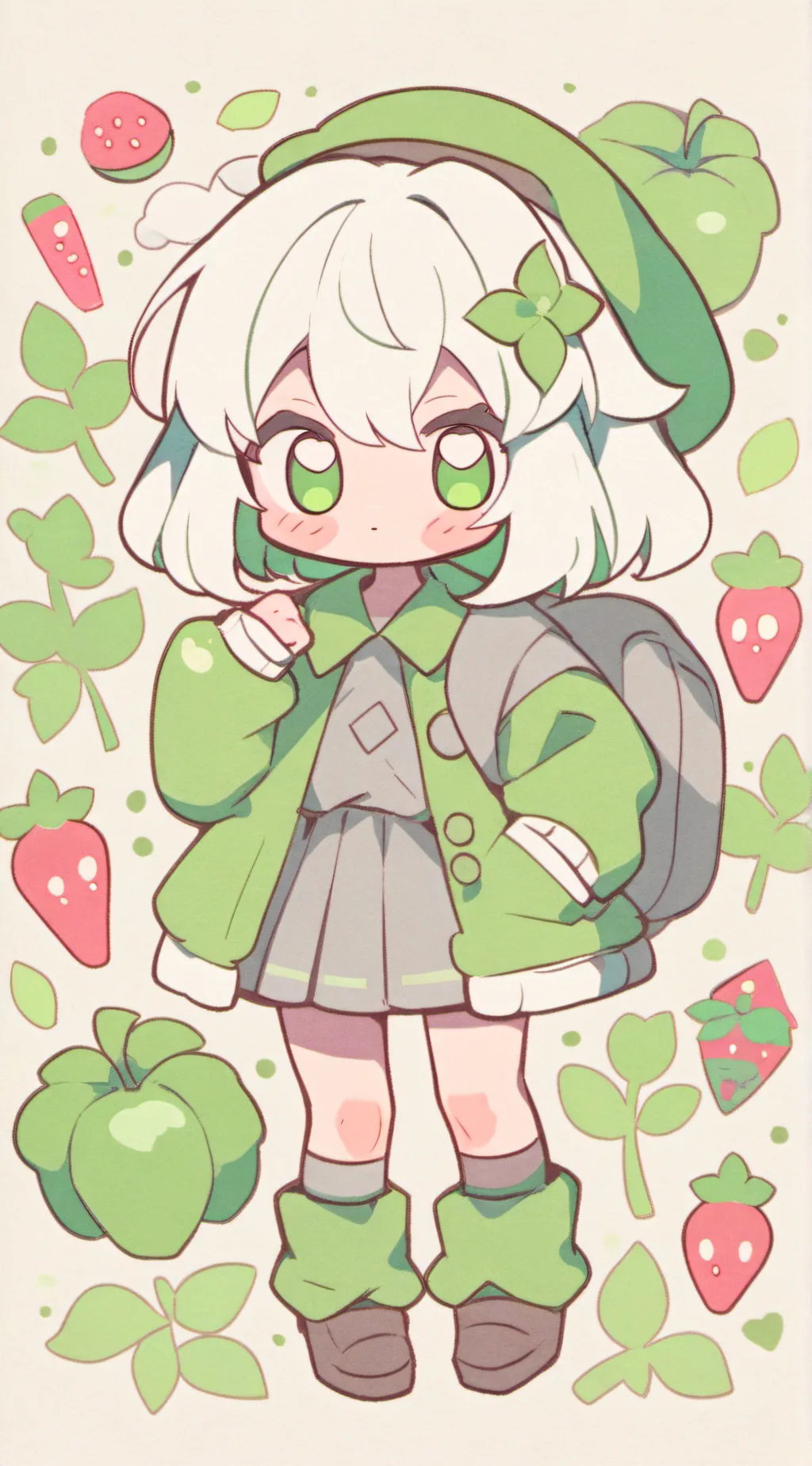 ai character: Hh  background