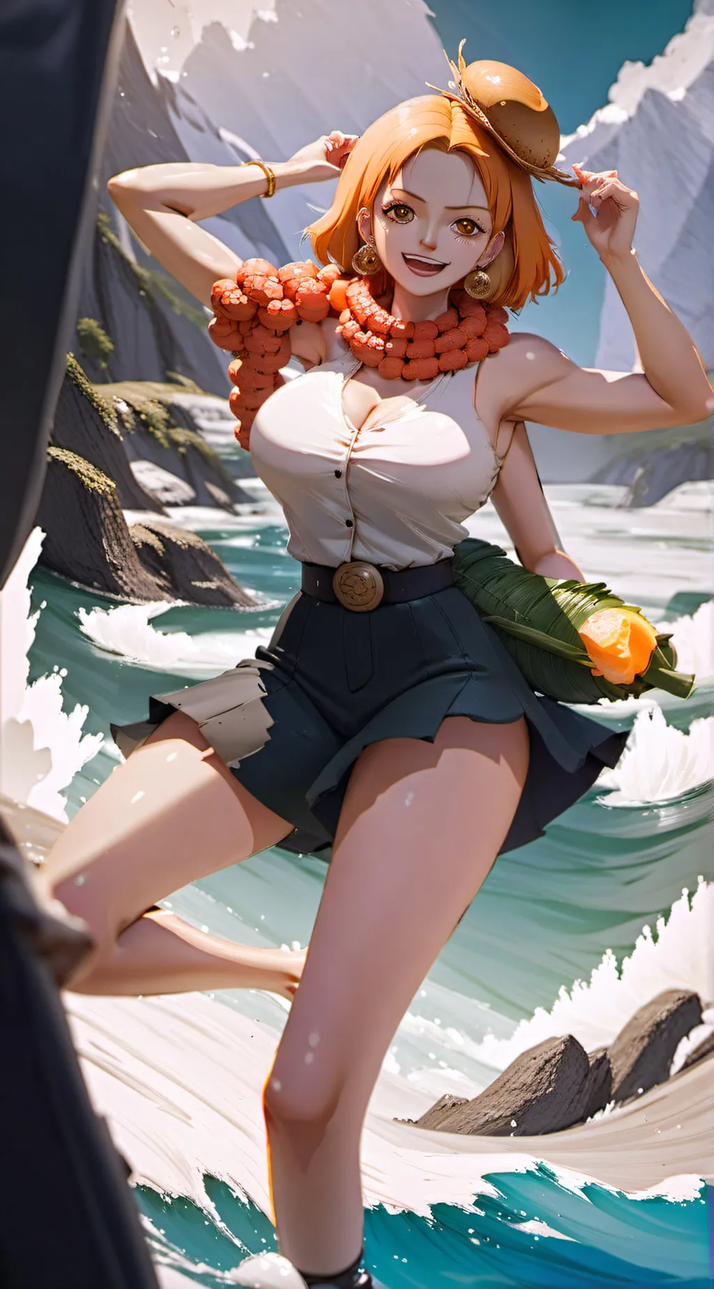 ai character: nami  background