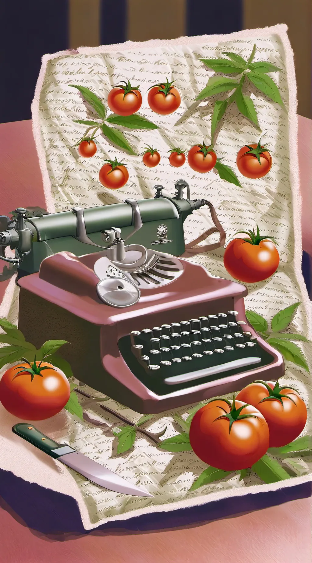 ai character: The Tomatocalypse background