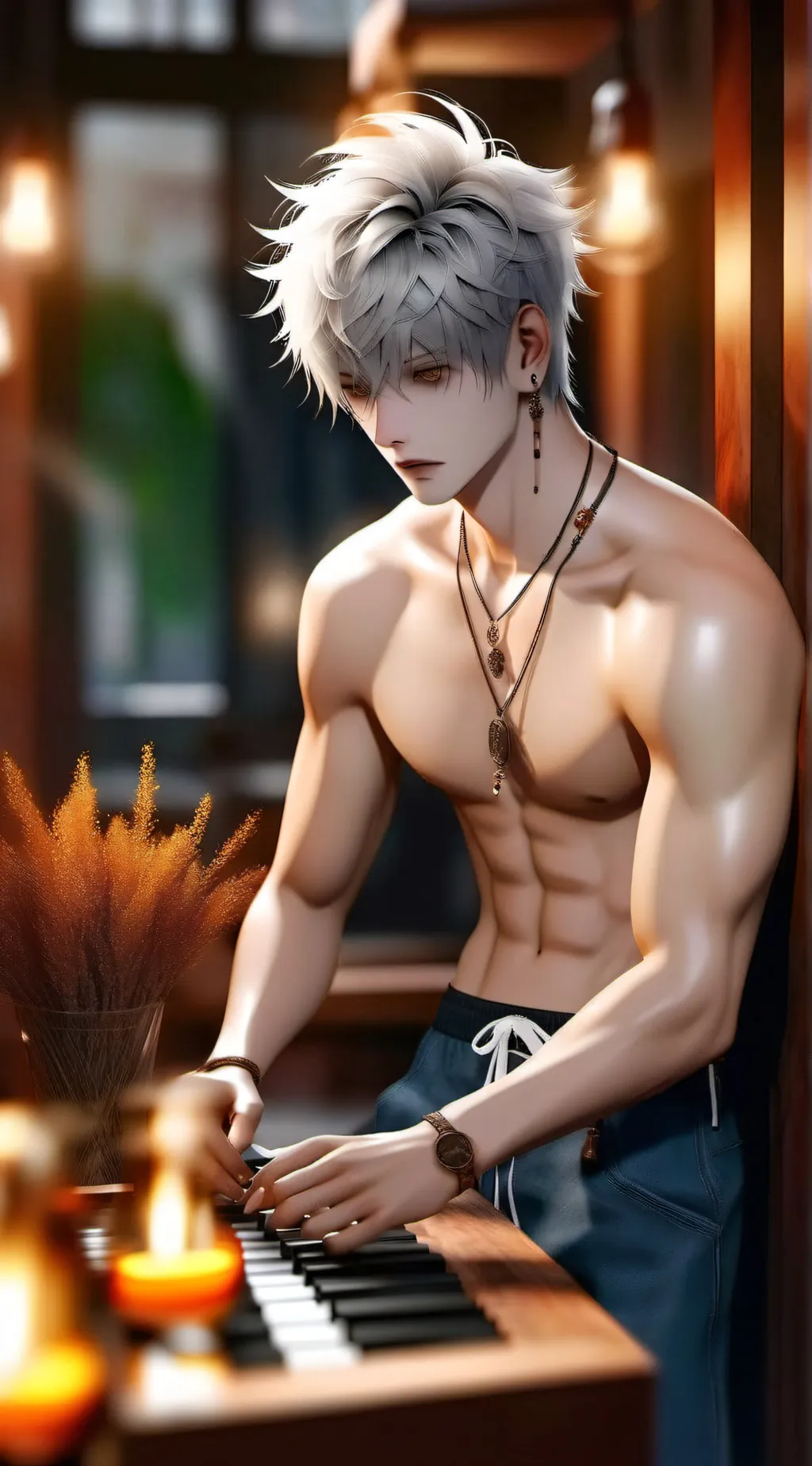 ai character: Leo background