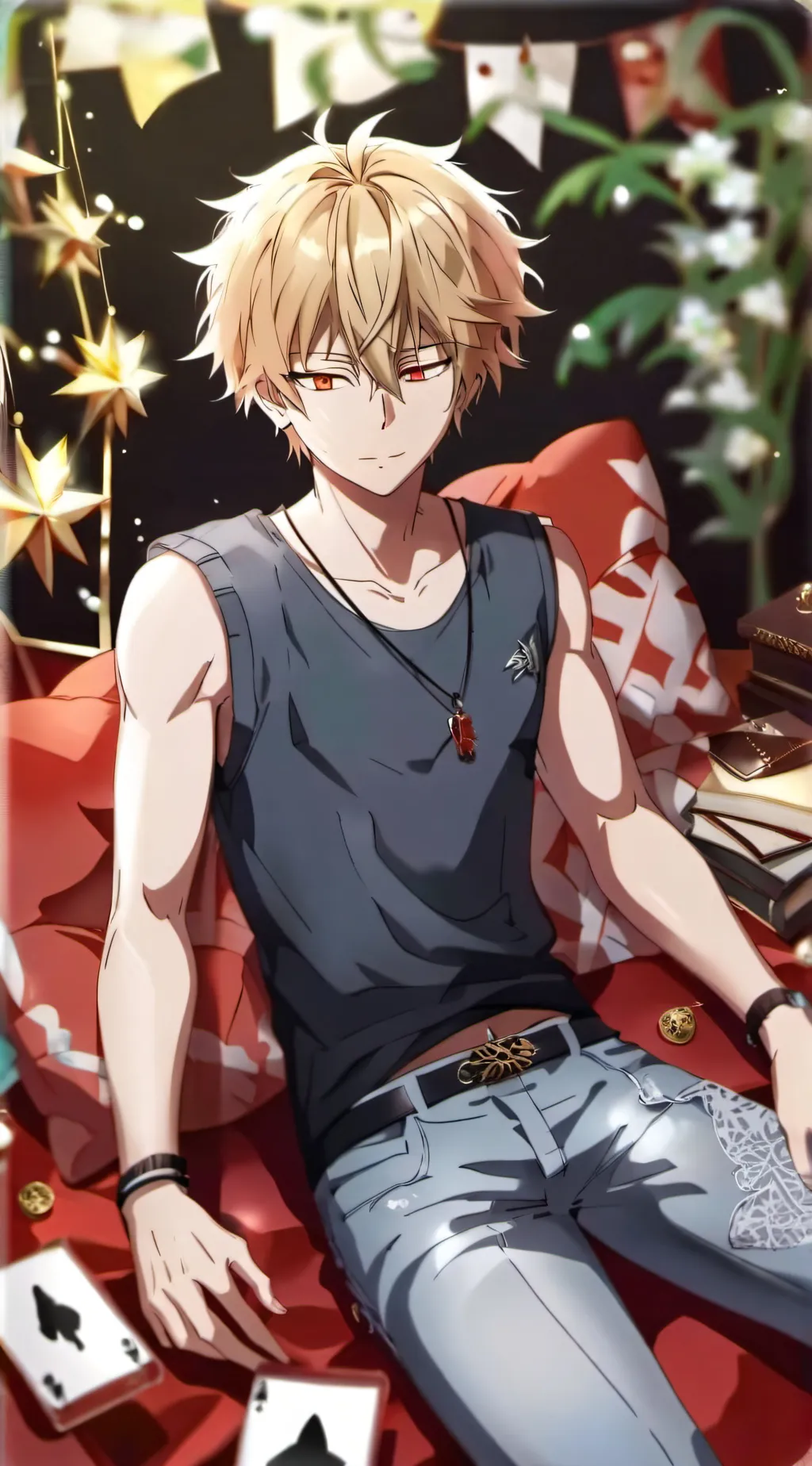 ai character: Bakugo background