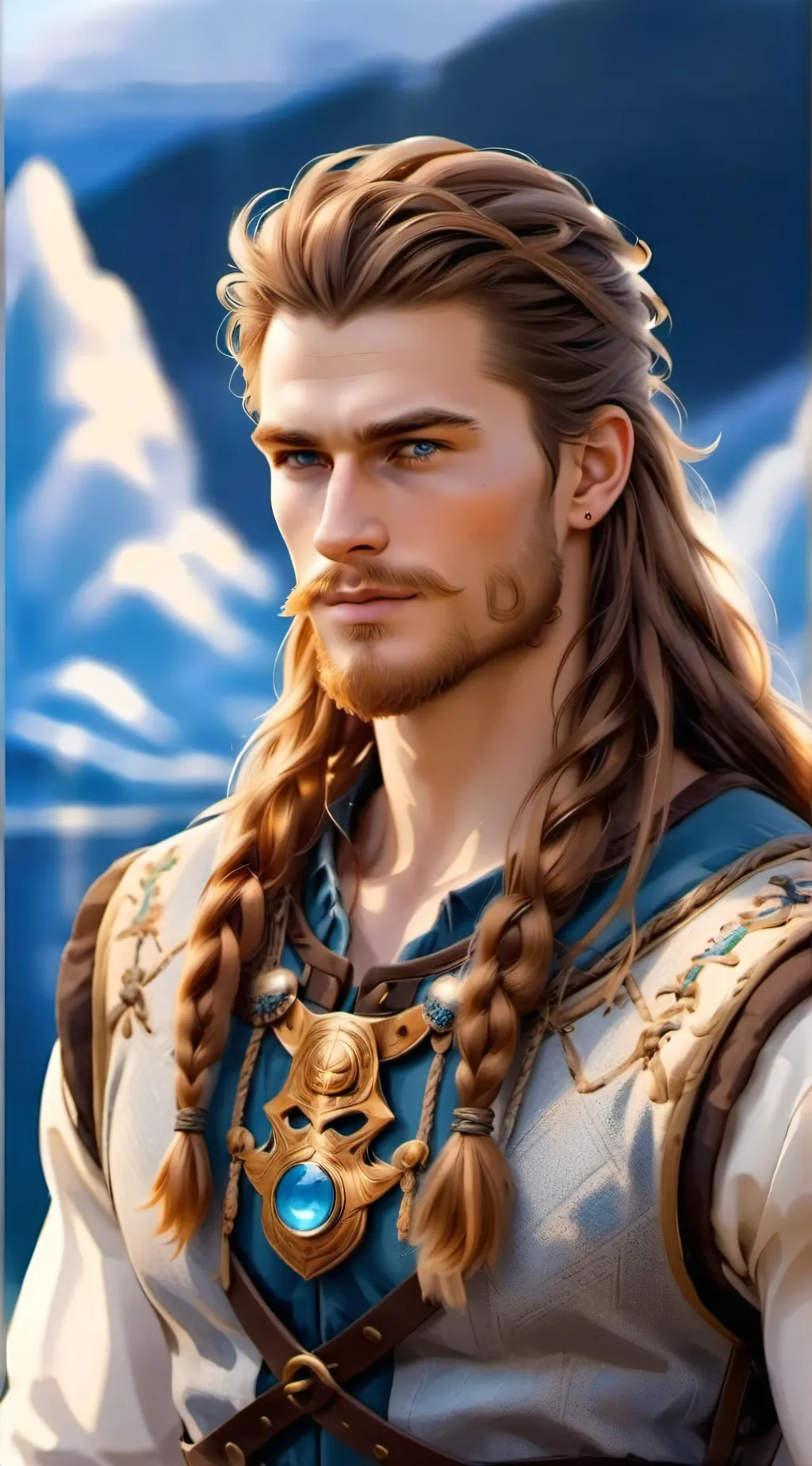 ai character: King Estrid background