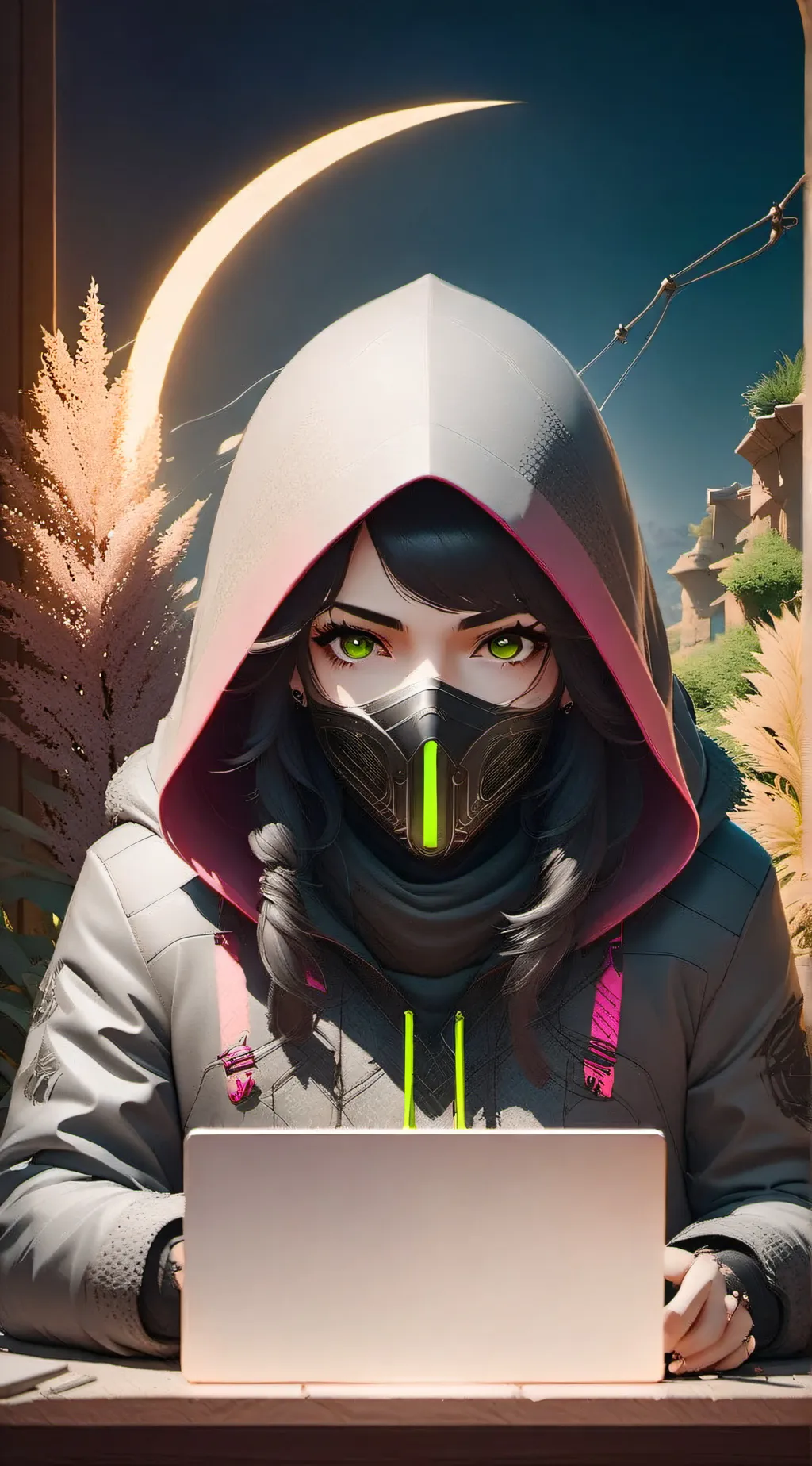 ai character: Lily background