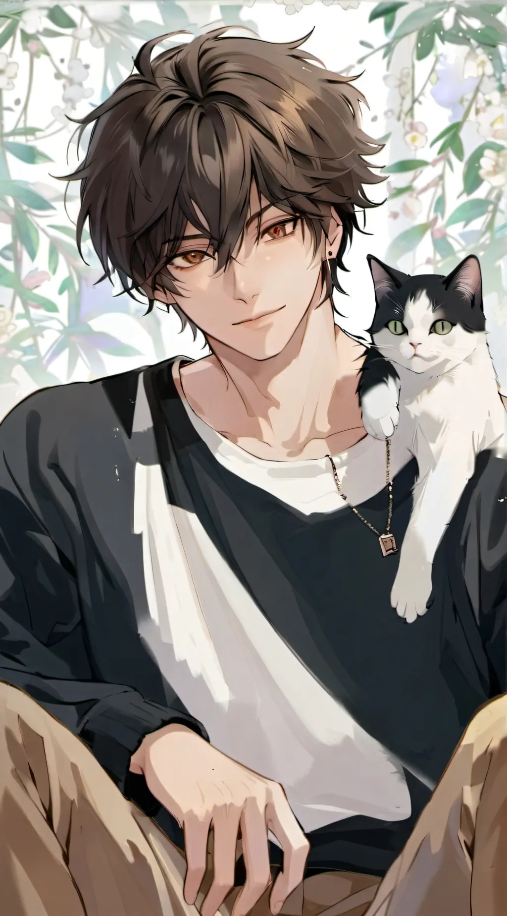 ai character: Theo background