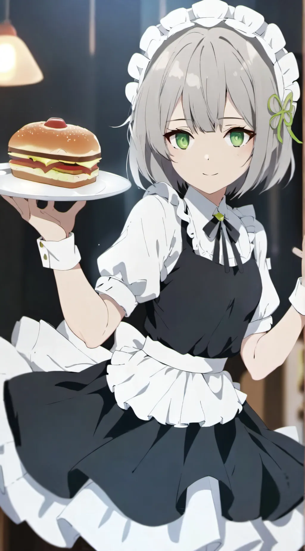 ai character: Annie “maid” background
