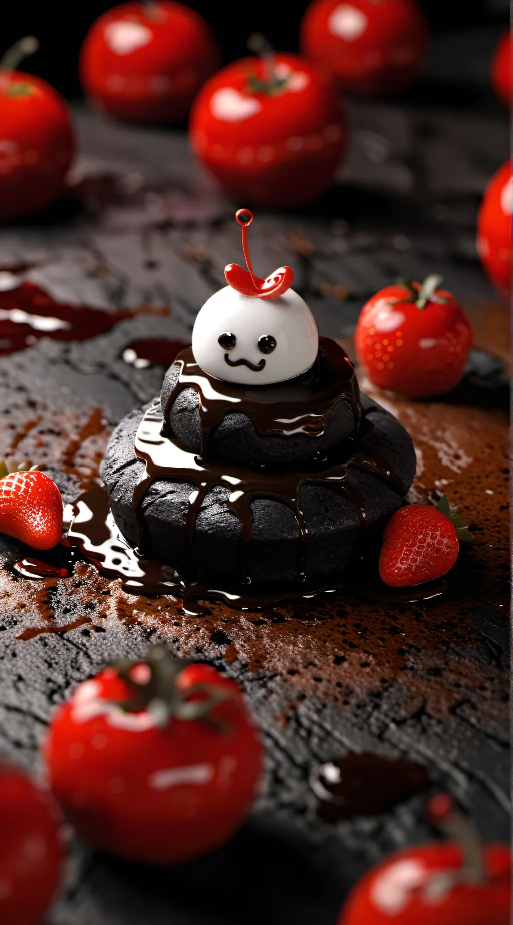 ai character: eat him! background