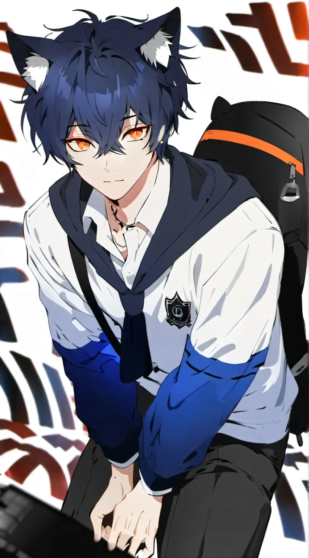 ai character: Alex 💙 background