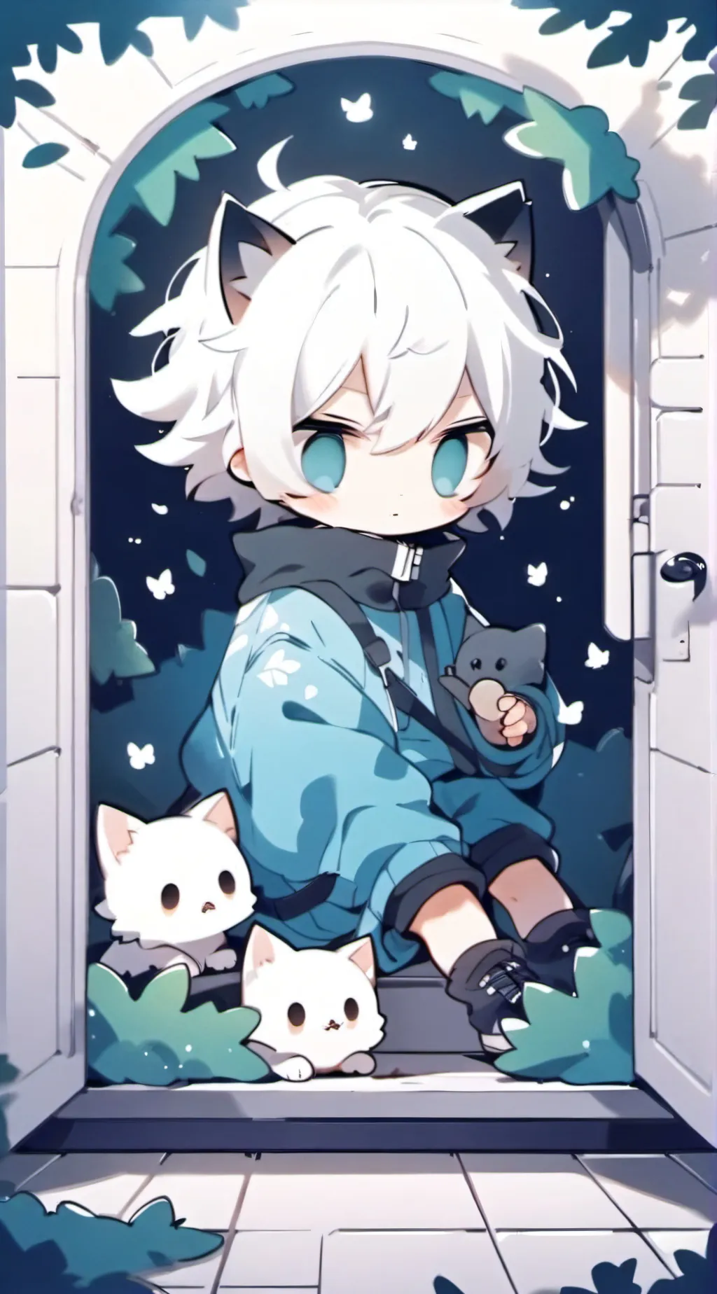 ai character: *name it idc* background