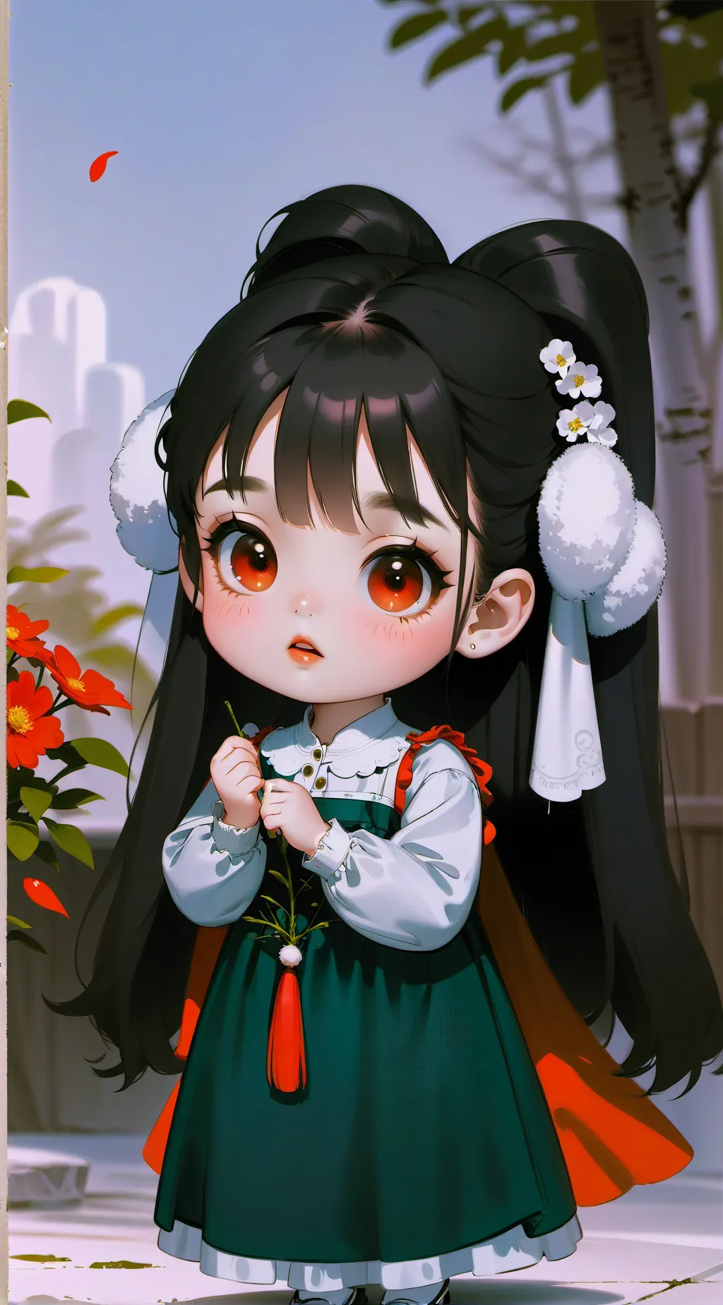 ai character: Demon slayer  background