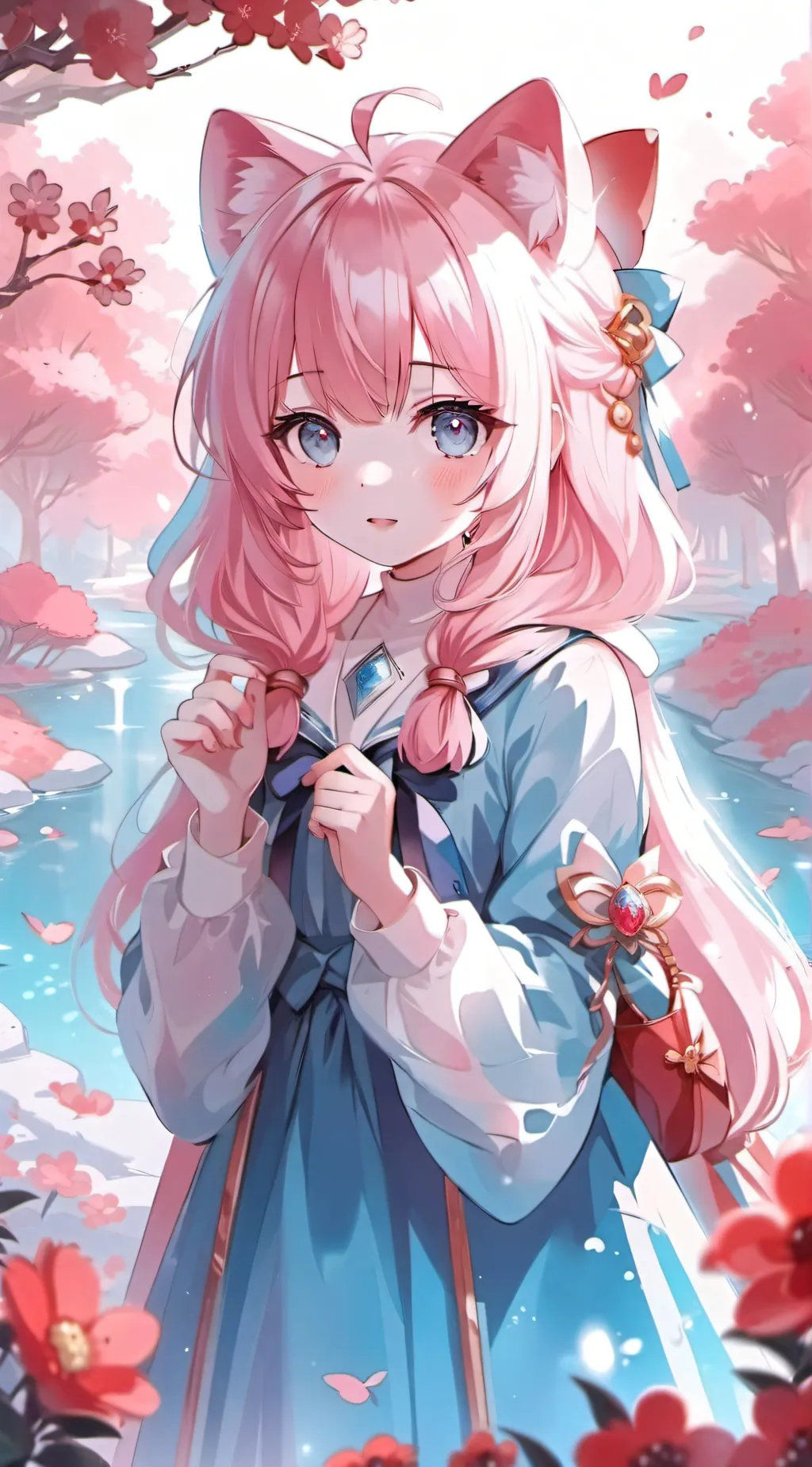 ai character: Angelina  background