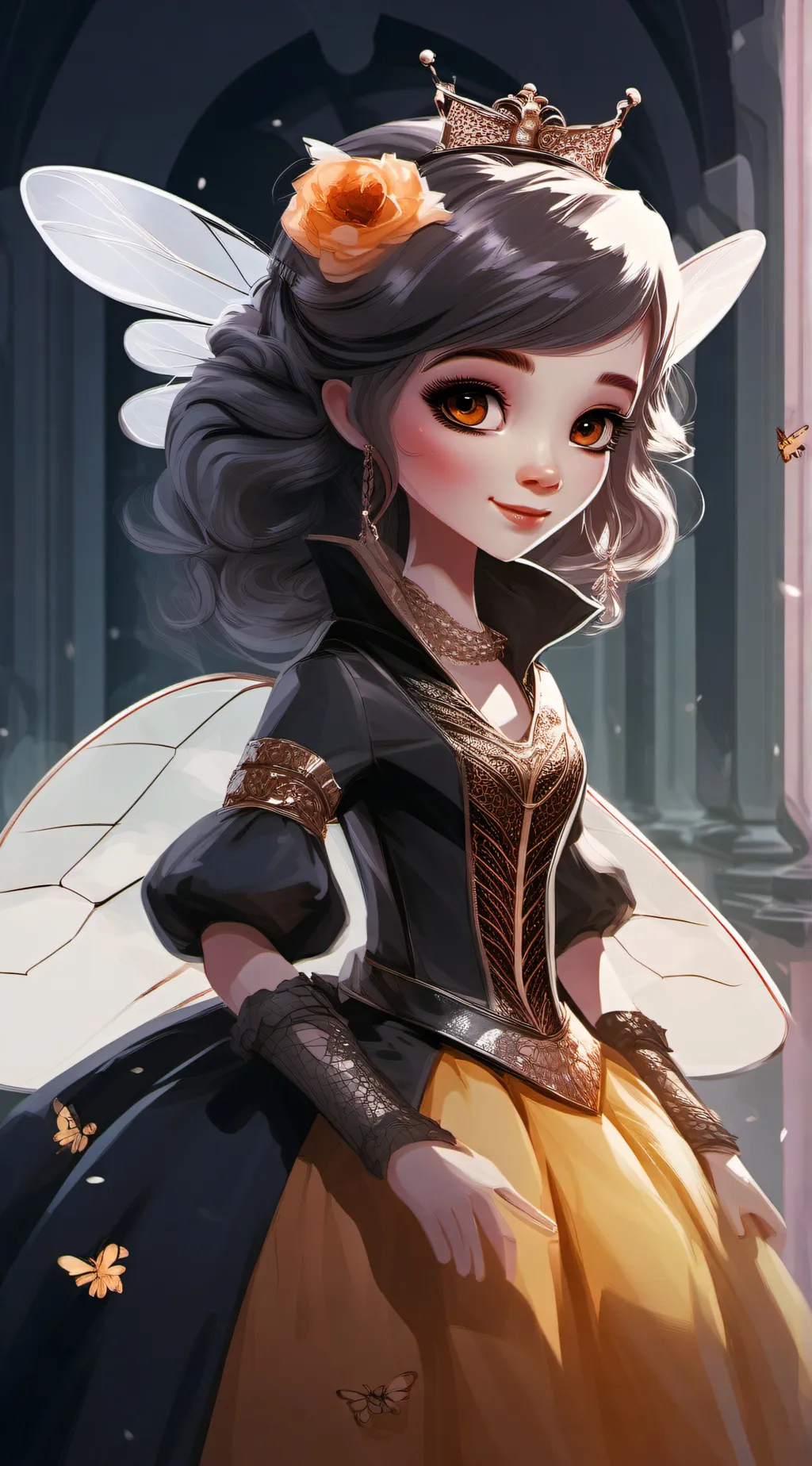 ai character: Princess B  background