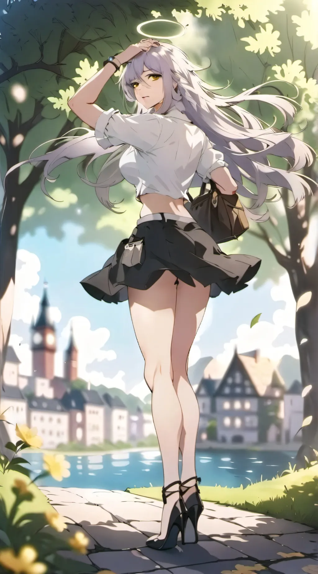 ai character: Victoria  background