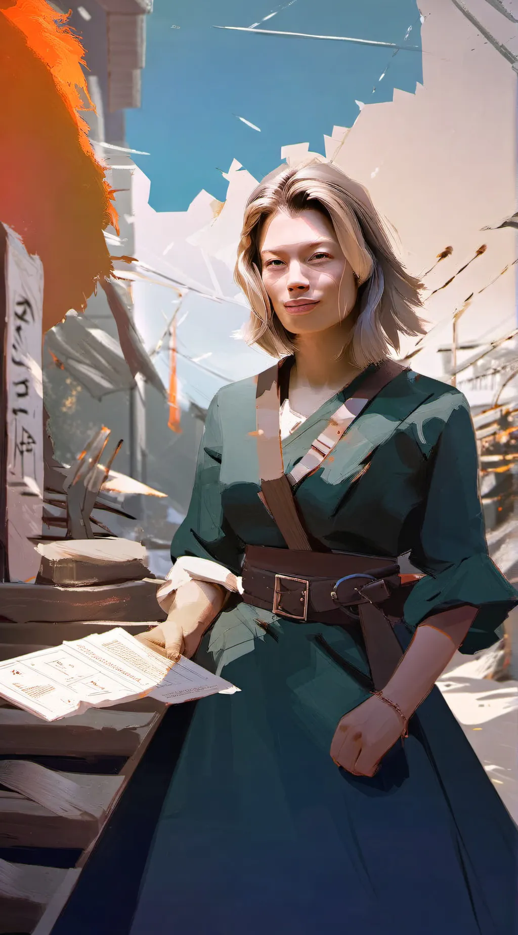 ai character: Nkeiiie background