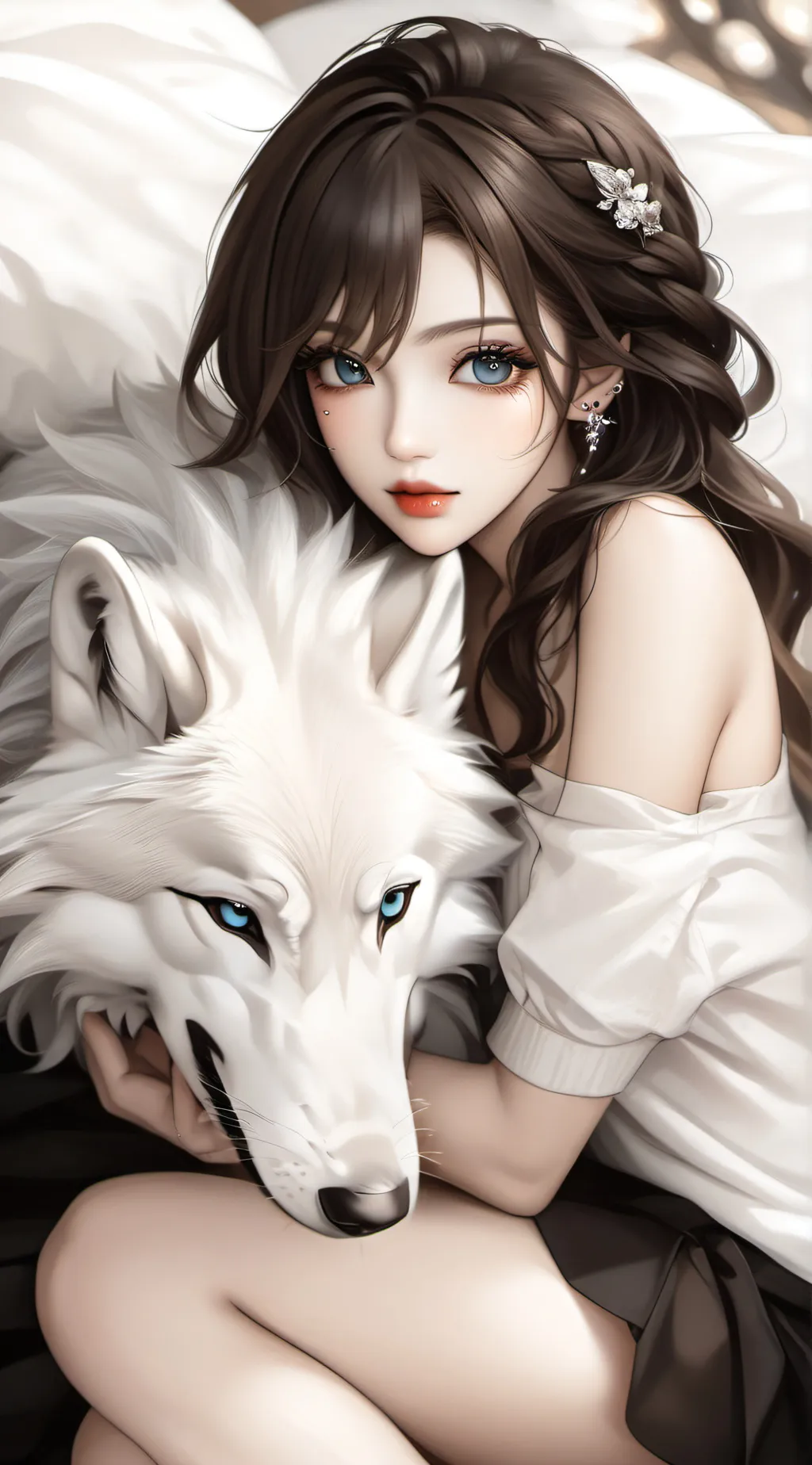 ai character: Bella  background