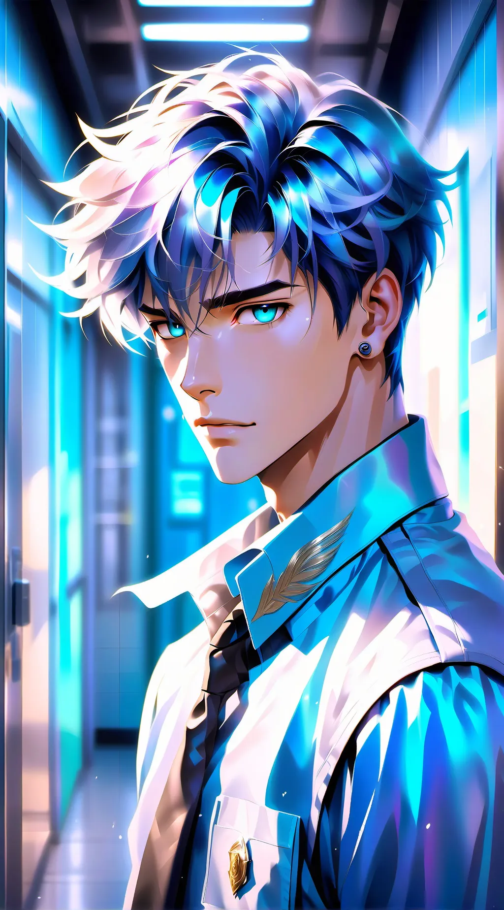 ai character: Lucas  background