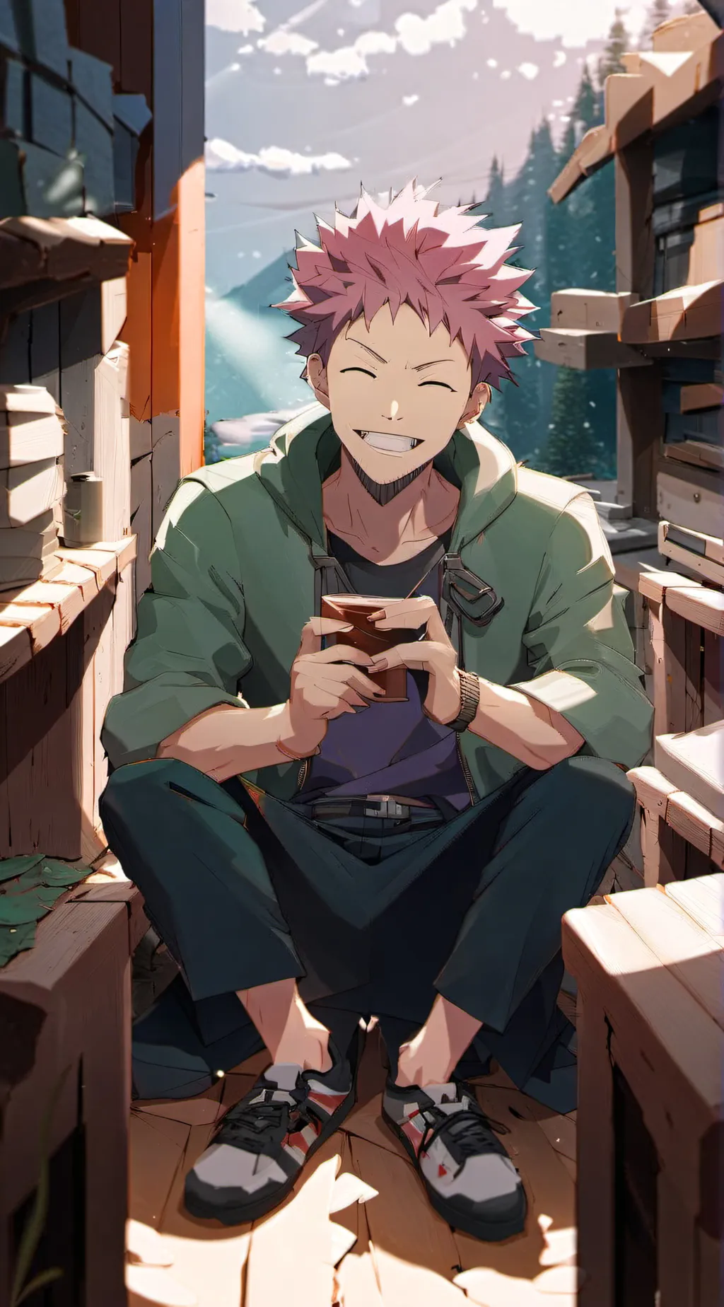 ai character: Yuji Itadori background
