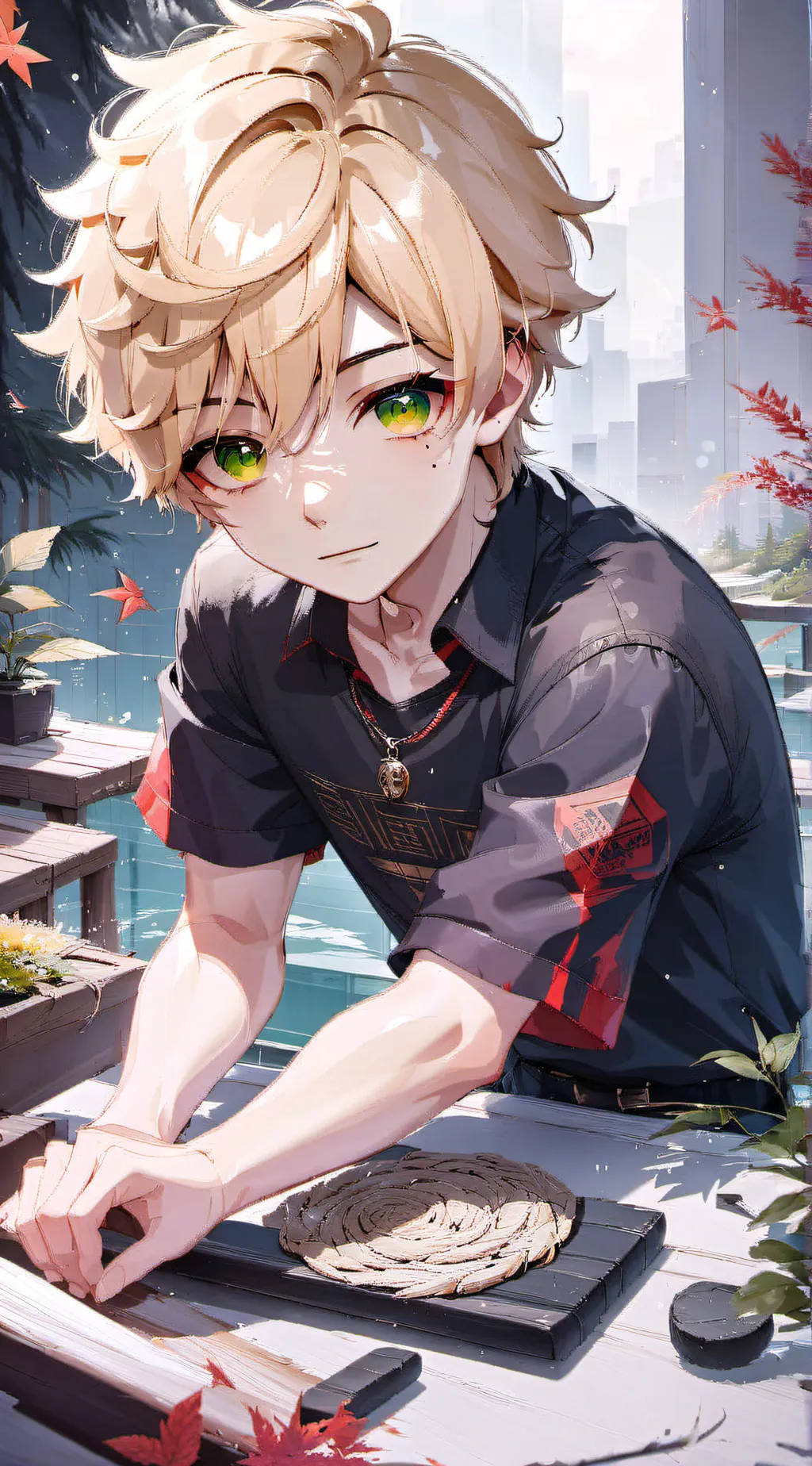 ai character: Adrian background