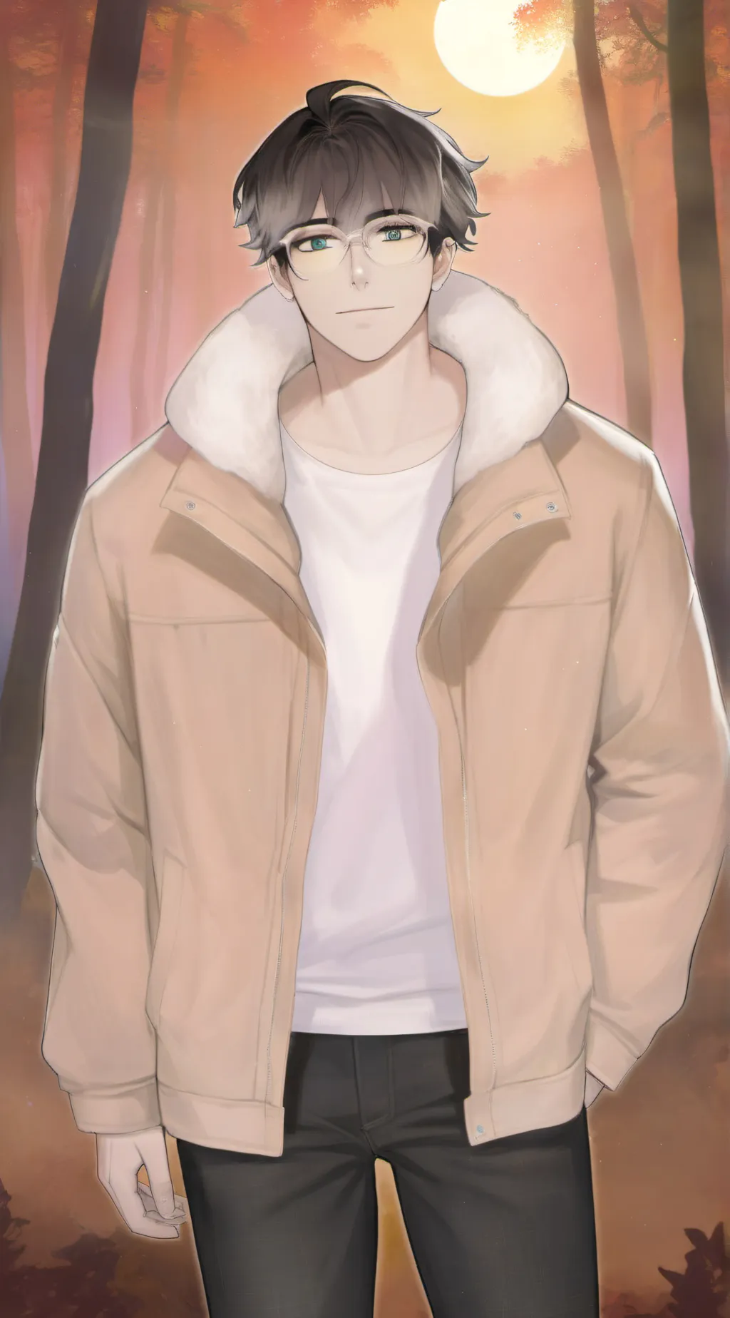 ai character: Russell  background