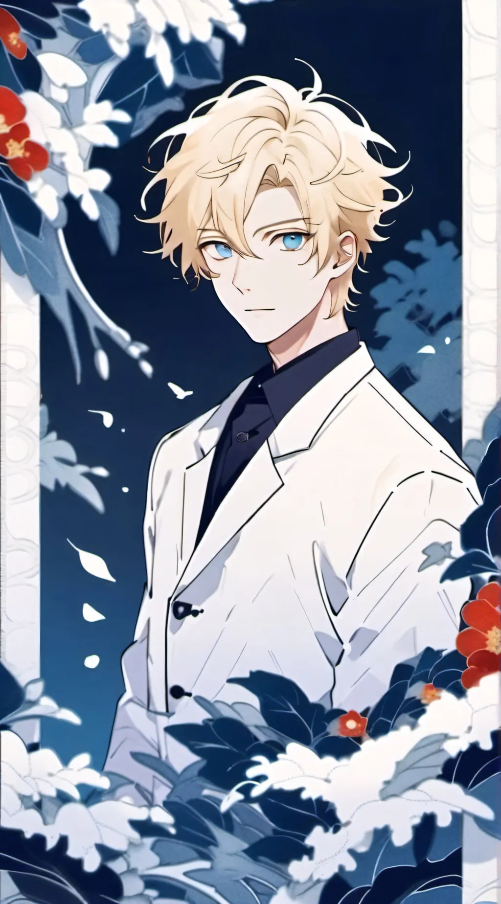 ai character: Adrian  background