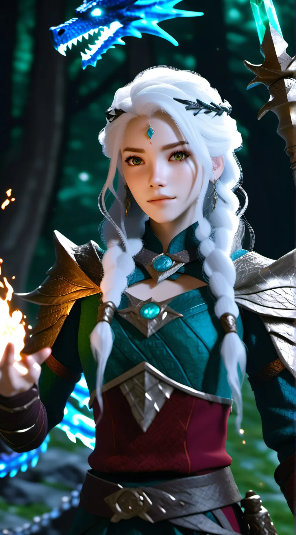 ai character: Claudia  background