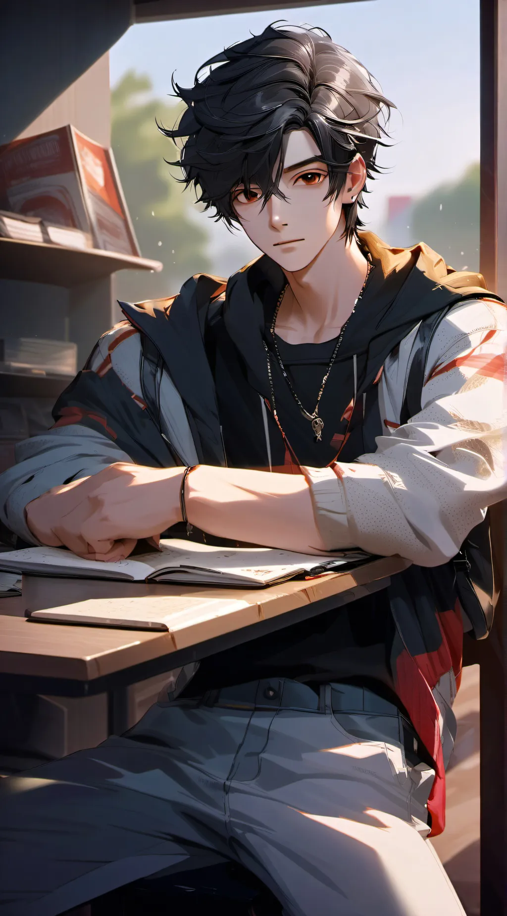 ai character: Blake background