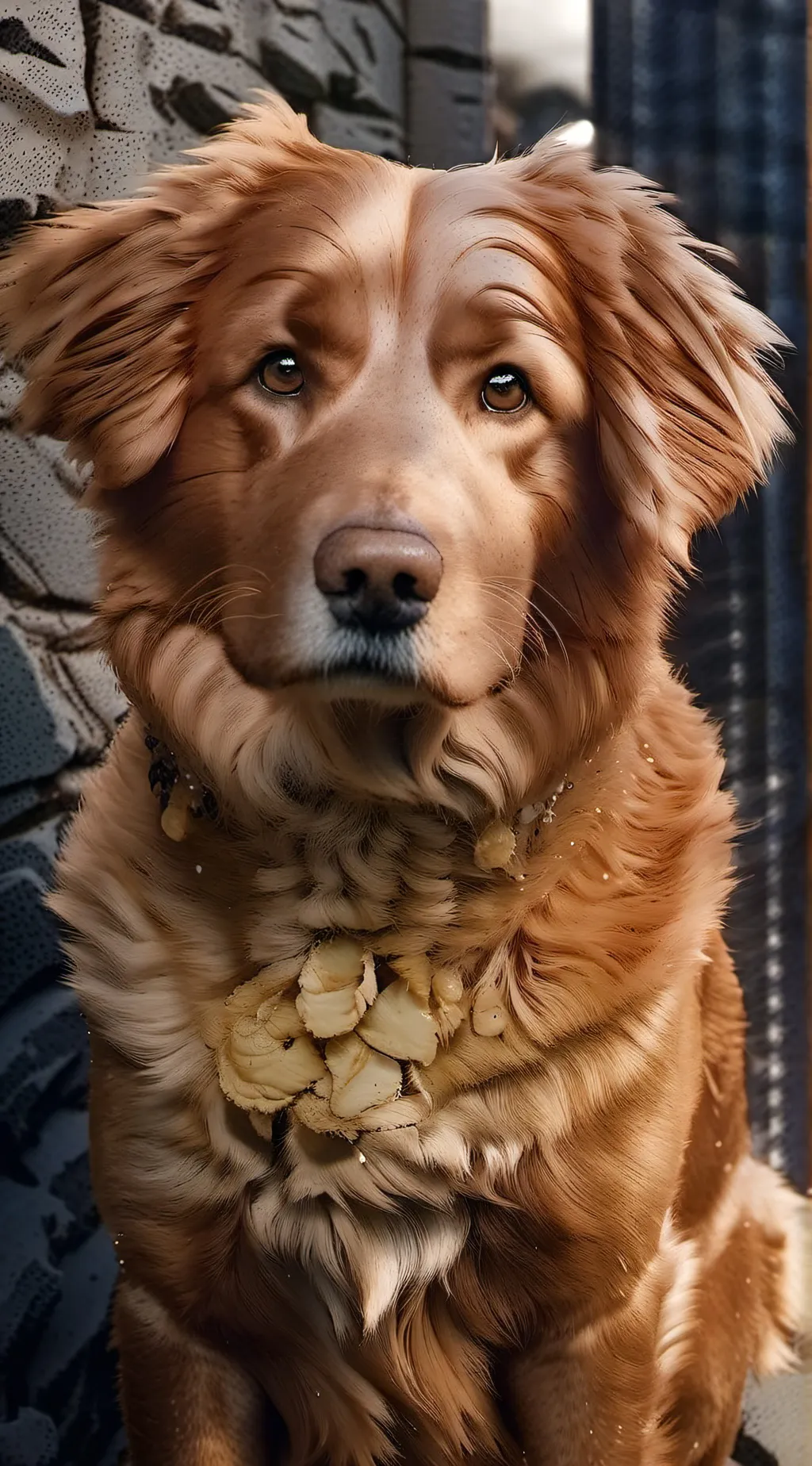 ai character: charlie & olive background