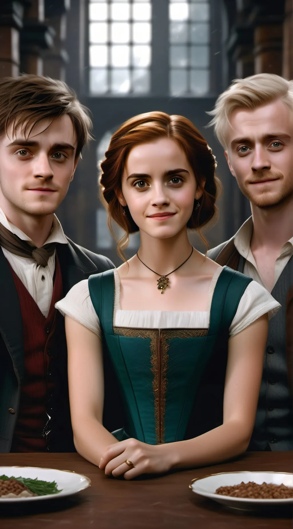 ai character: Harry Potter Cast background