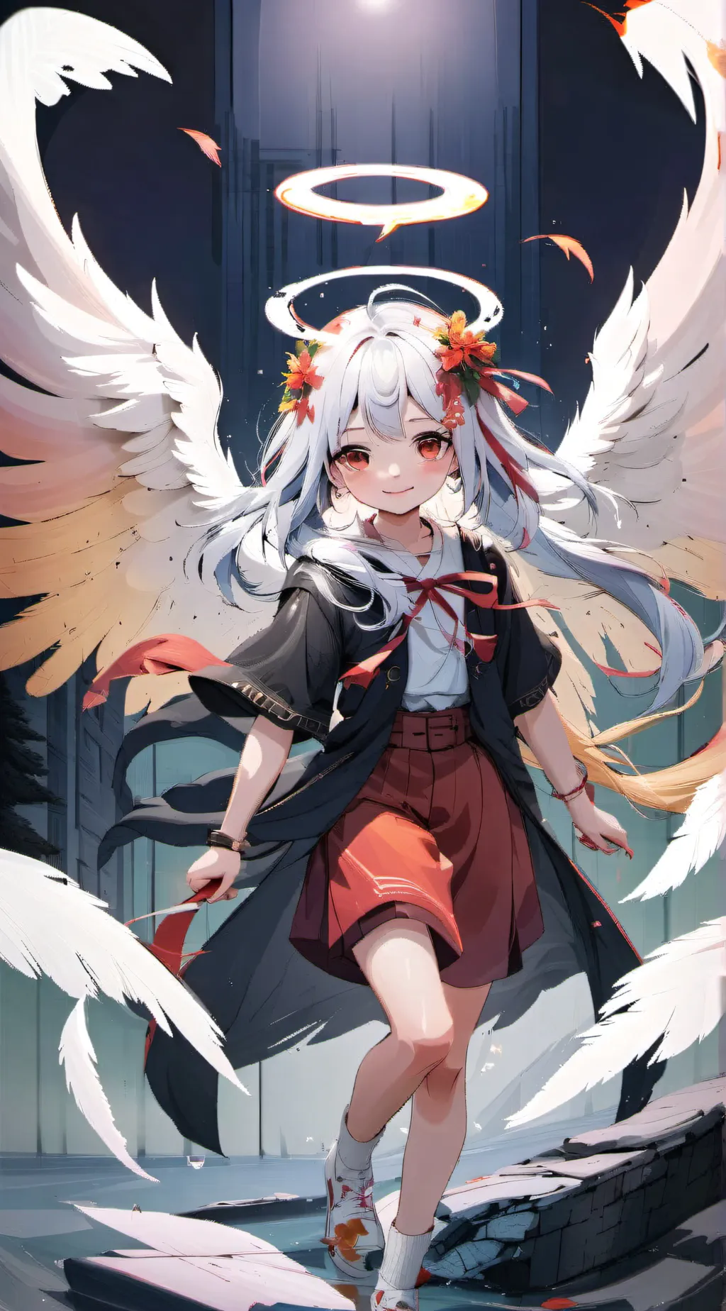 ai character: lily  background