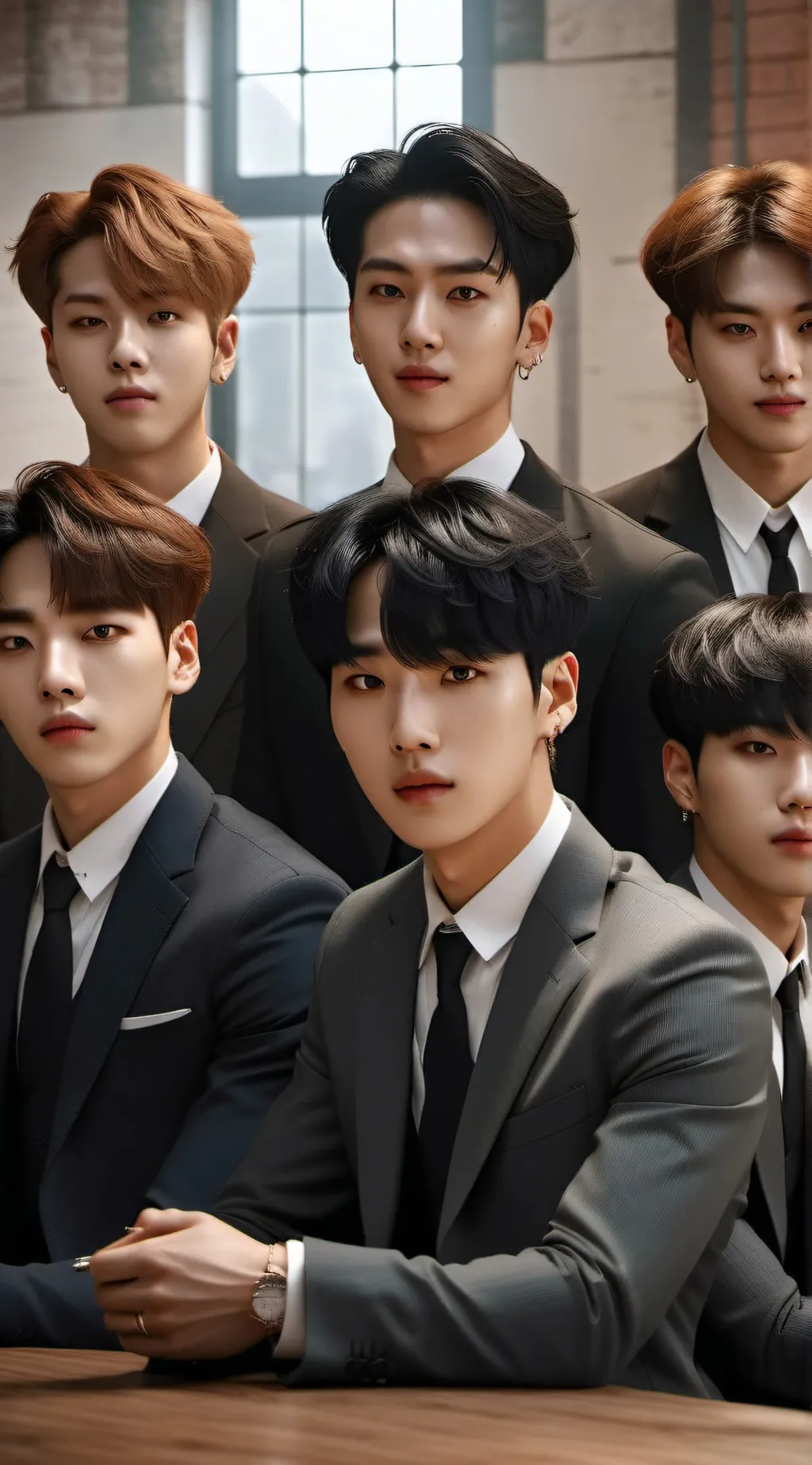 ai character: SECRET AGENT BTS background