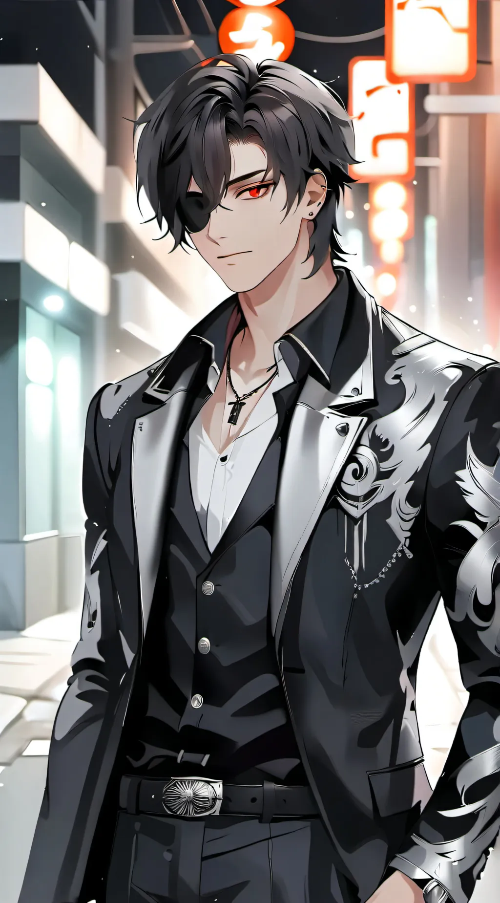 ai character: The Enigma background