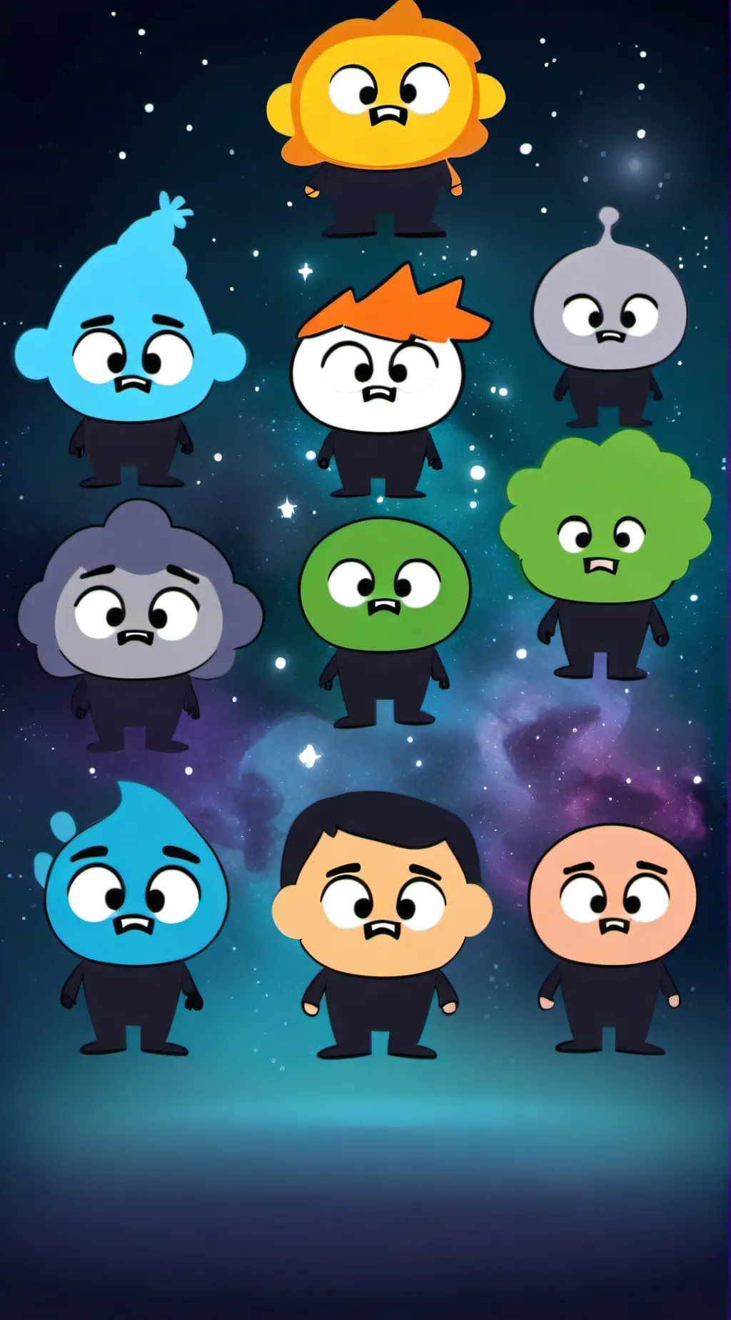 ai character: bfdi background