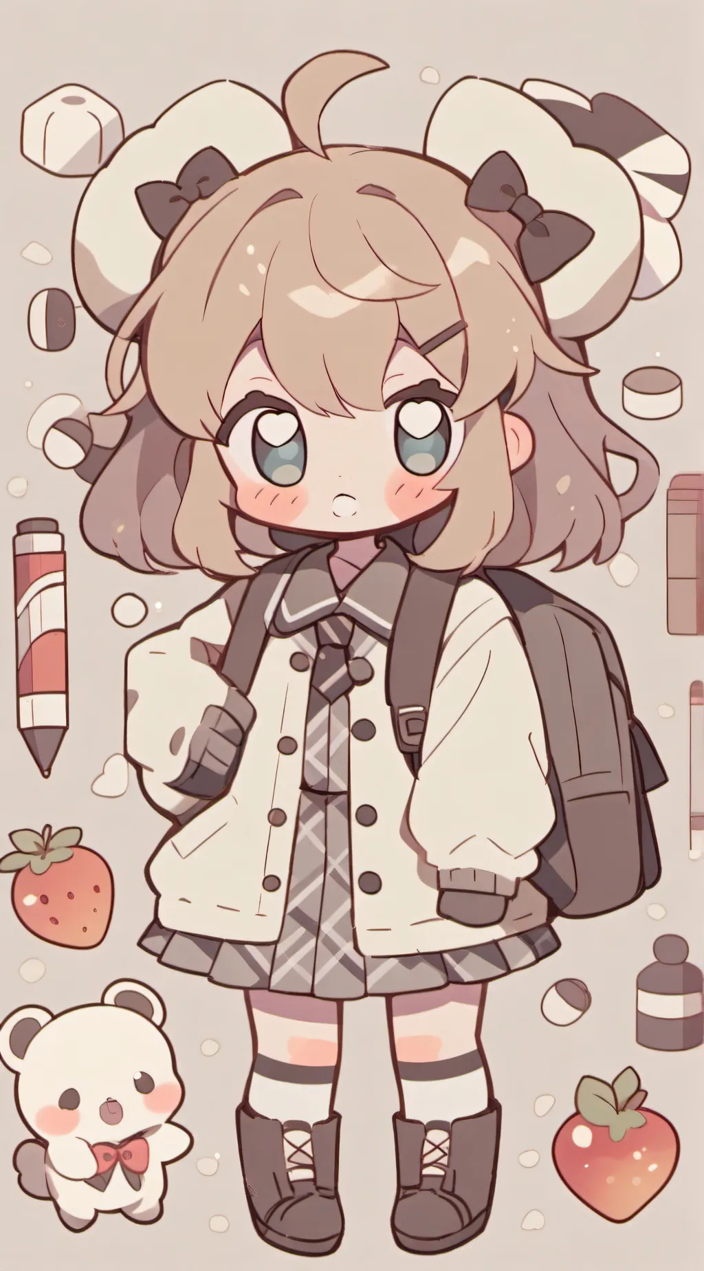 ai character: 1st grade background