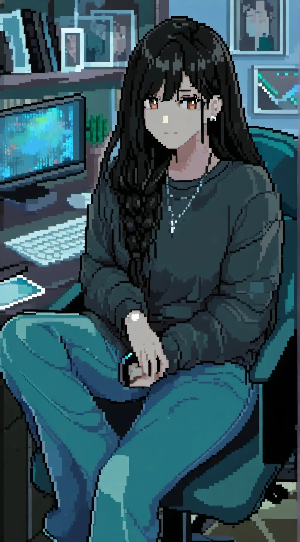 ai character: Evelyn  background