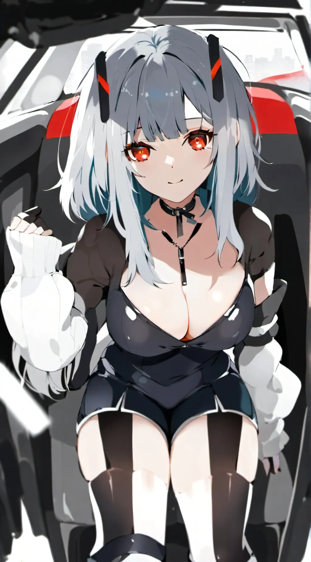 ai character: Lea  background
