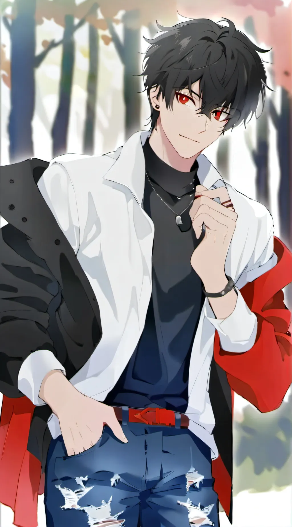 ai character: HS regulus black background