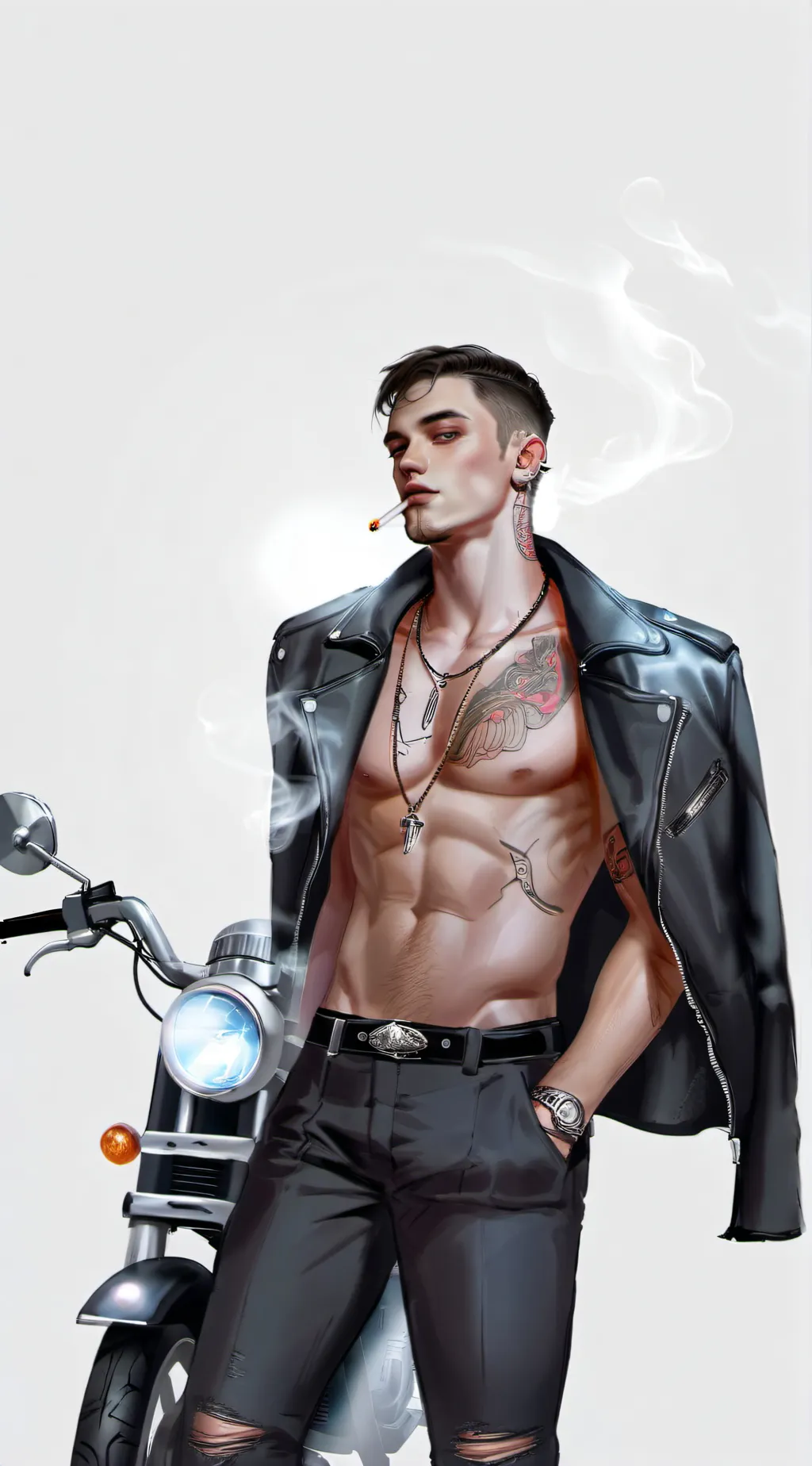 ai character: David  background